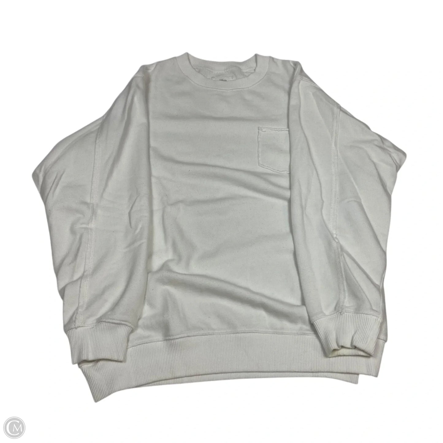 Sweatshirt Crewneck By Aerie In White, Size: Xs