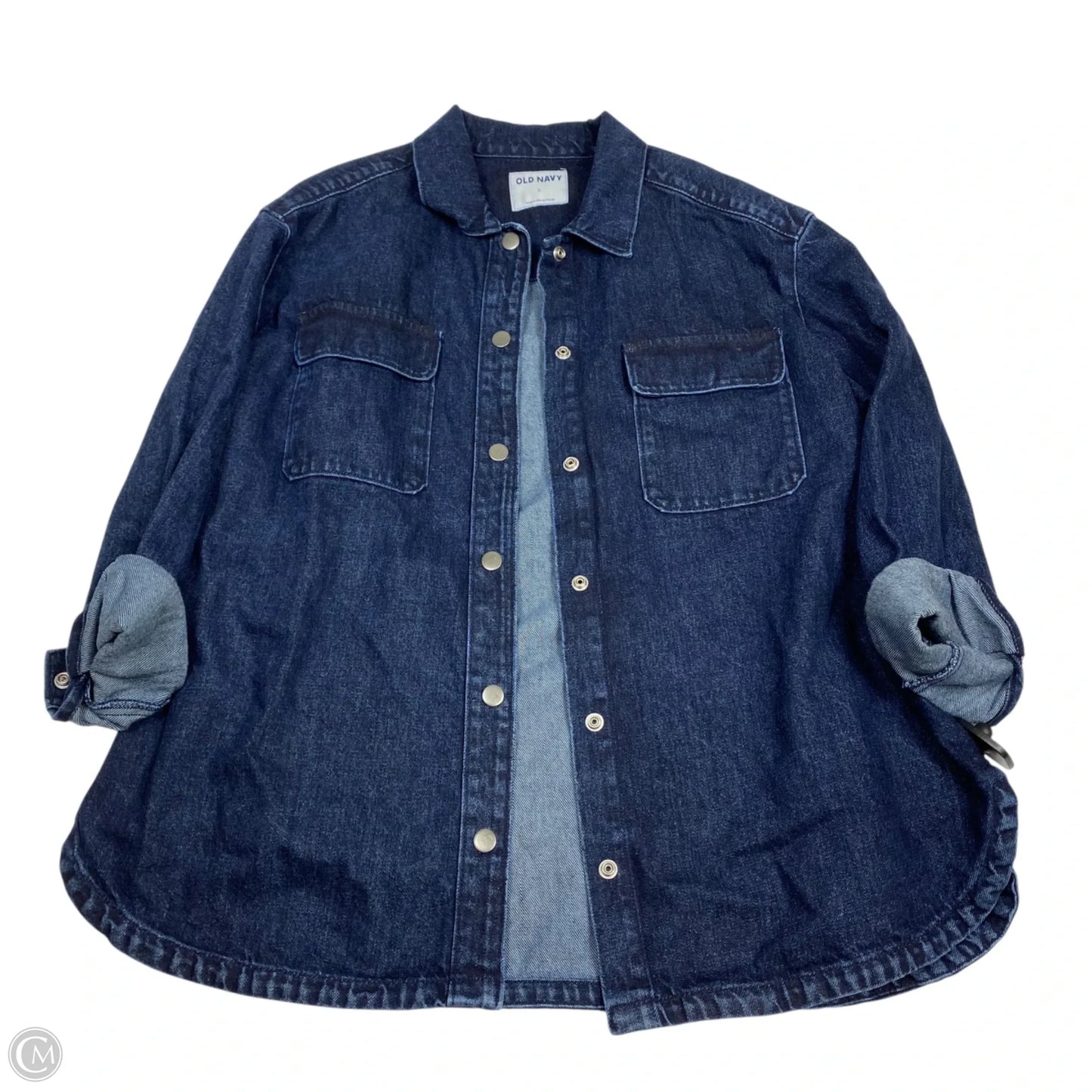 Jacket Denim By Old Navy In Blue Denim, Size: L