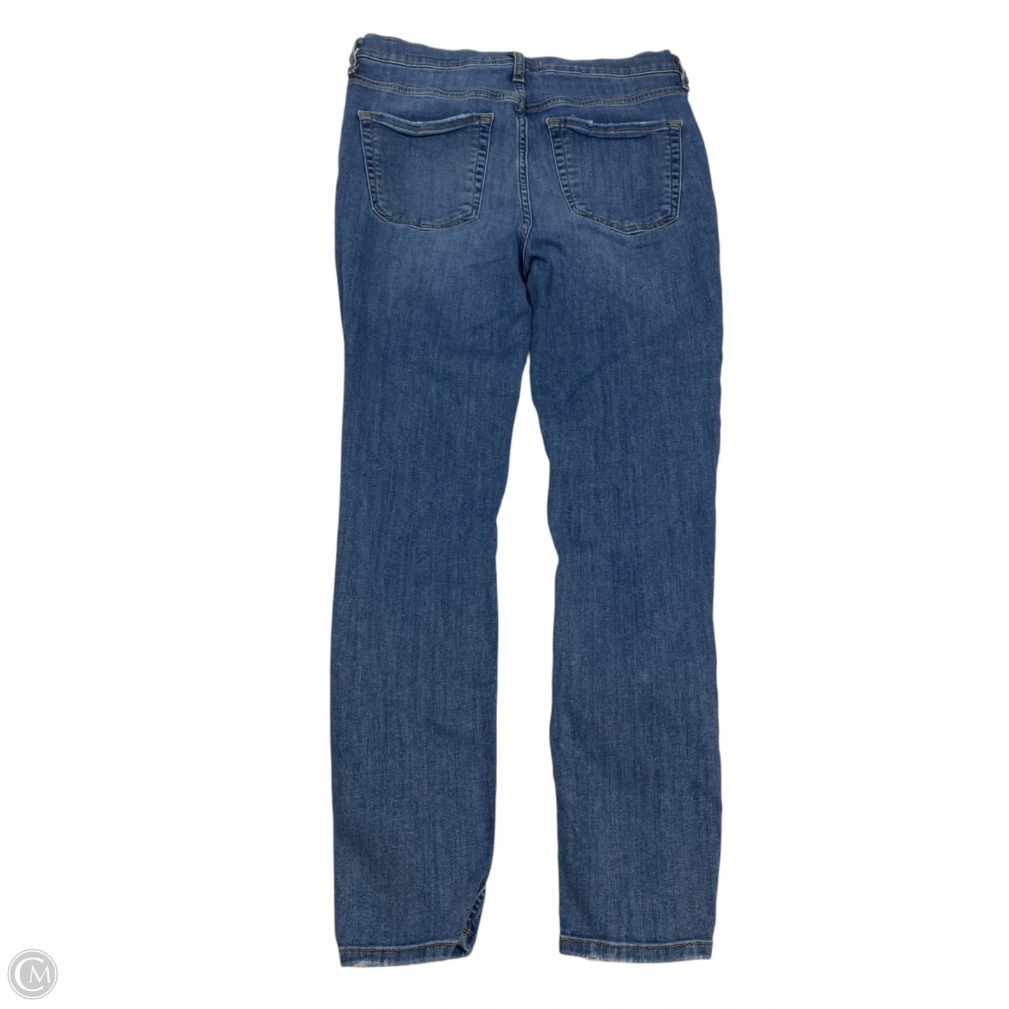 Jeans Skinny By Free People In Blue Denim, Size: 8
