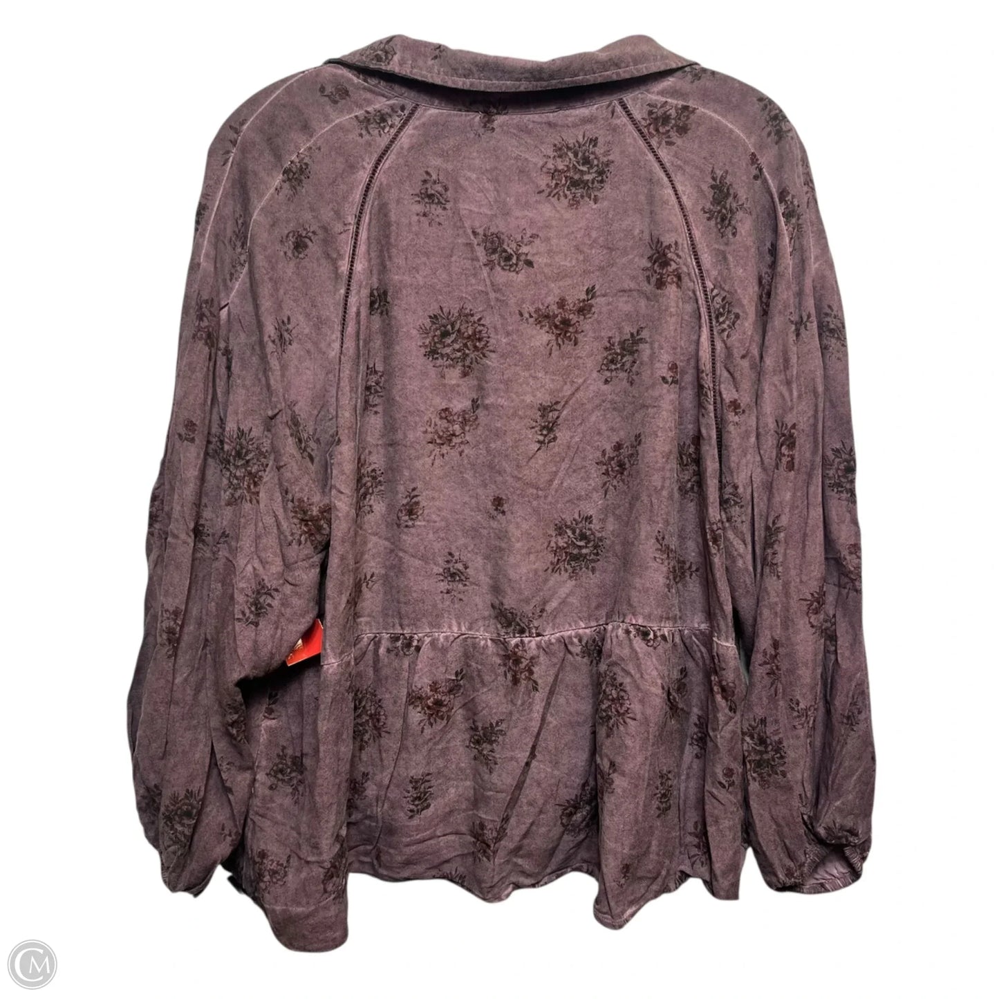 Top Long Sleeve By Lucky Brand In Purple, Size: Xl