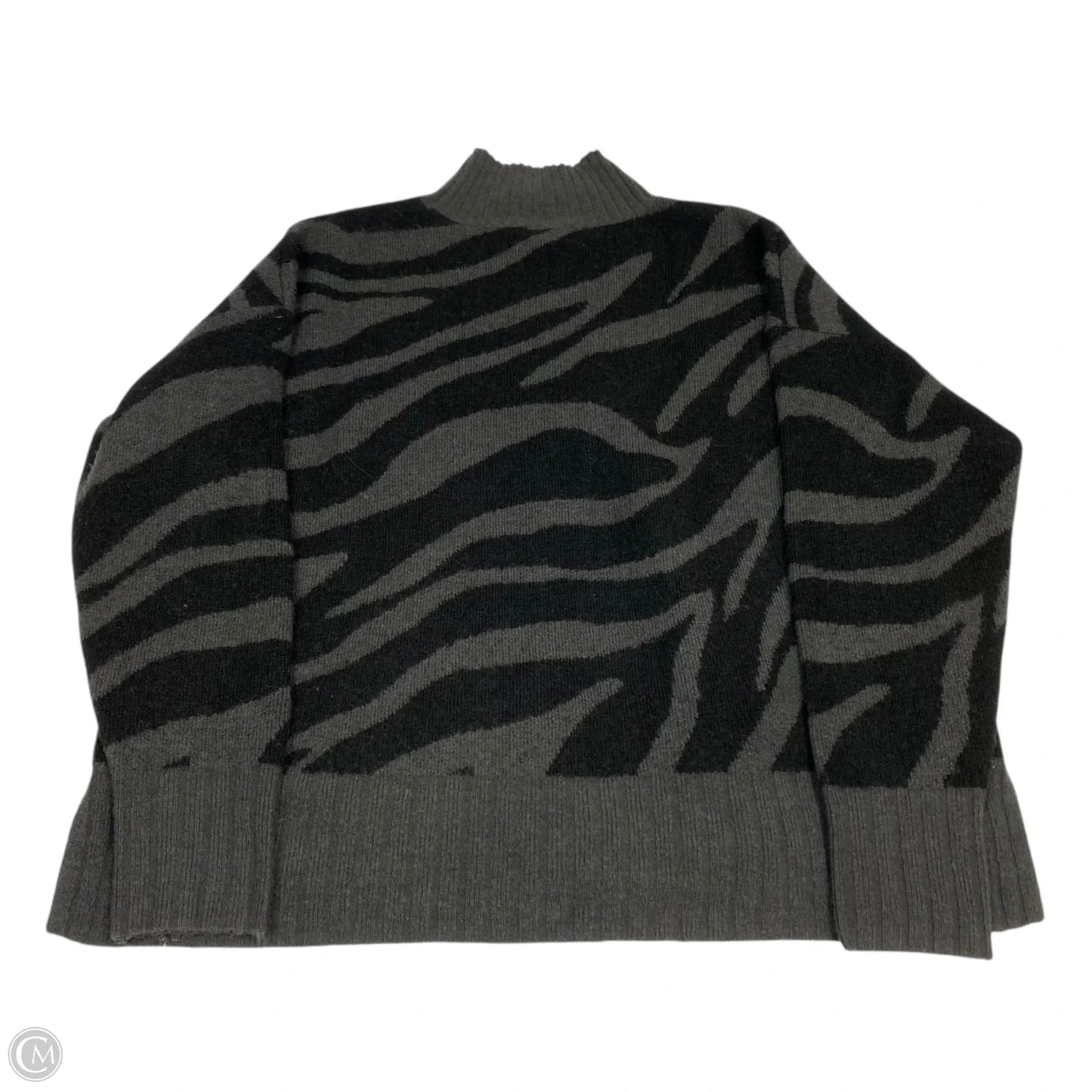 Sweater By Limited In Black & Grey, Size: Xl