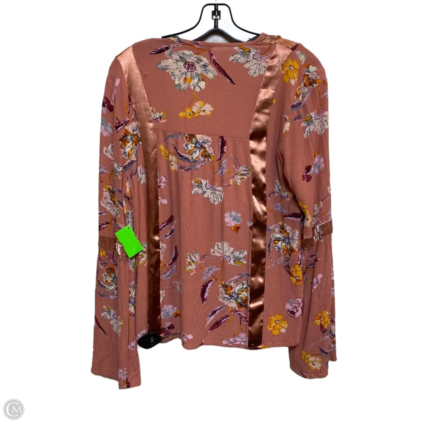 Top Long Sleeve By Wonderly In Pink, Size: Xl
