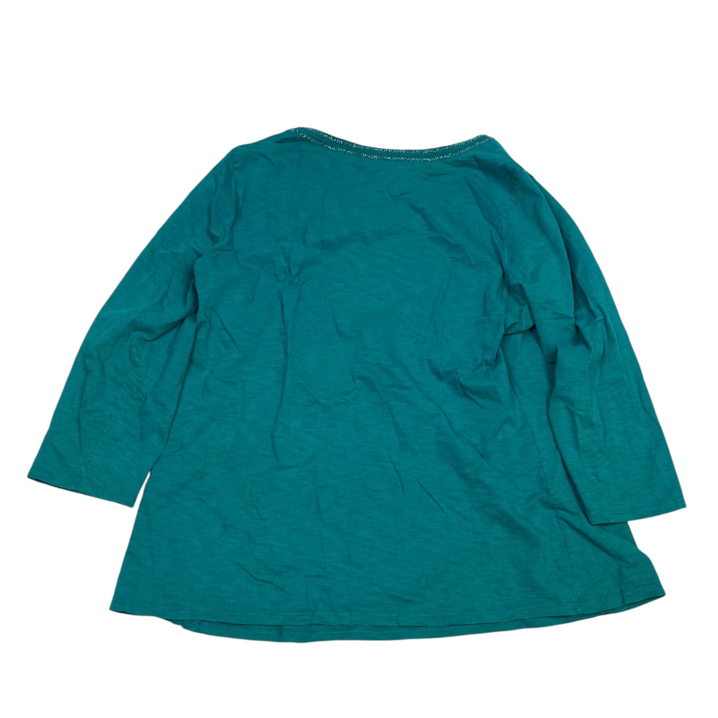 Top 3/4 Sleeve Basic By Coldwater Creek Size: Xl