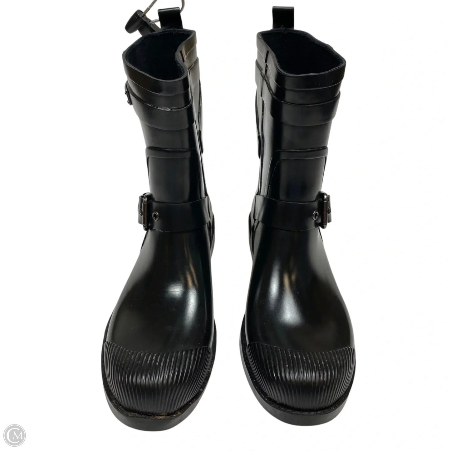Boots Designer By Coach In Black, Size: 7