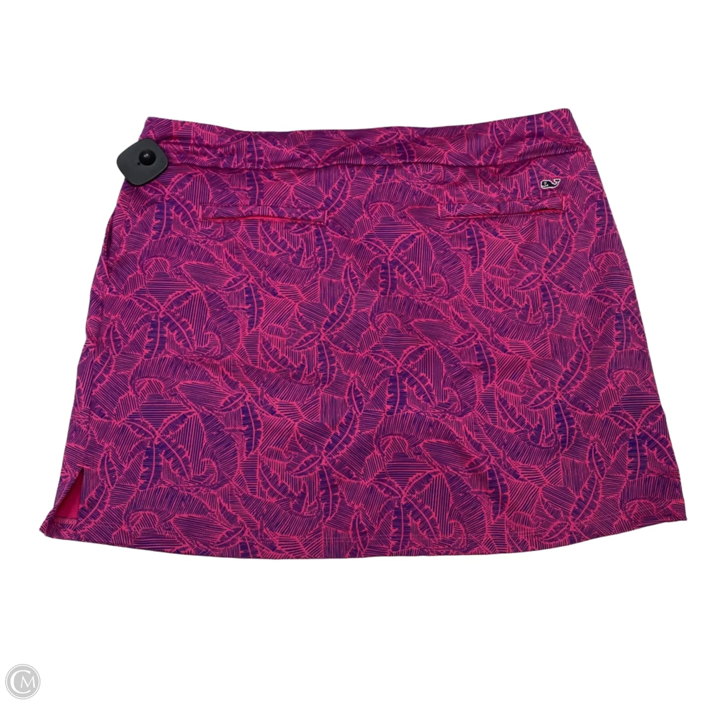 Skort Designer By Vineyard Vines In Blue & Pink, Size: L