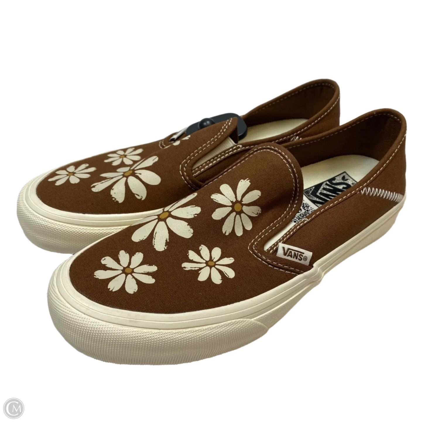 Shoes Sneakers By Vans In Brown, Size: 8.5
