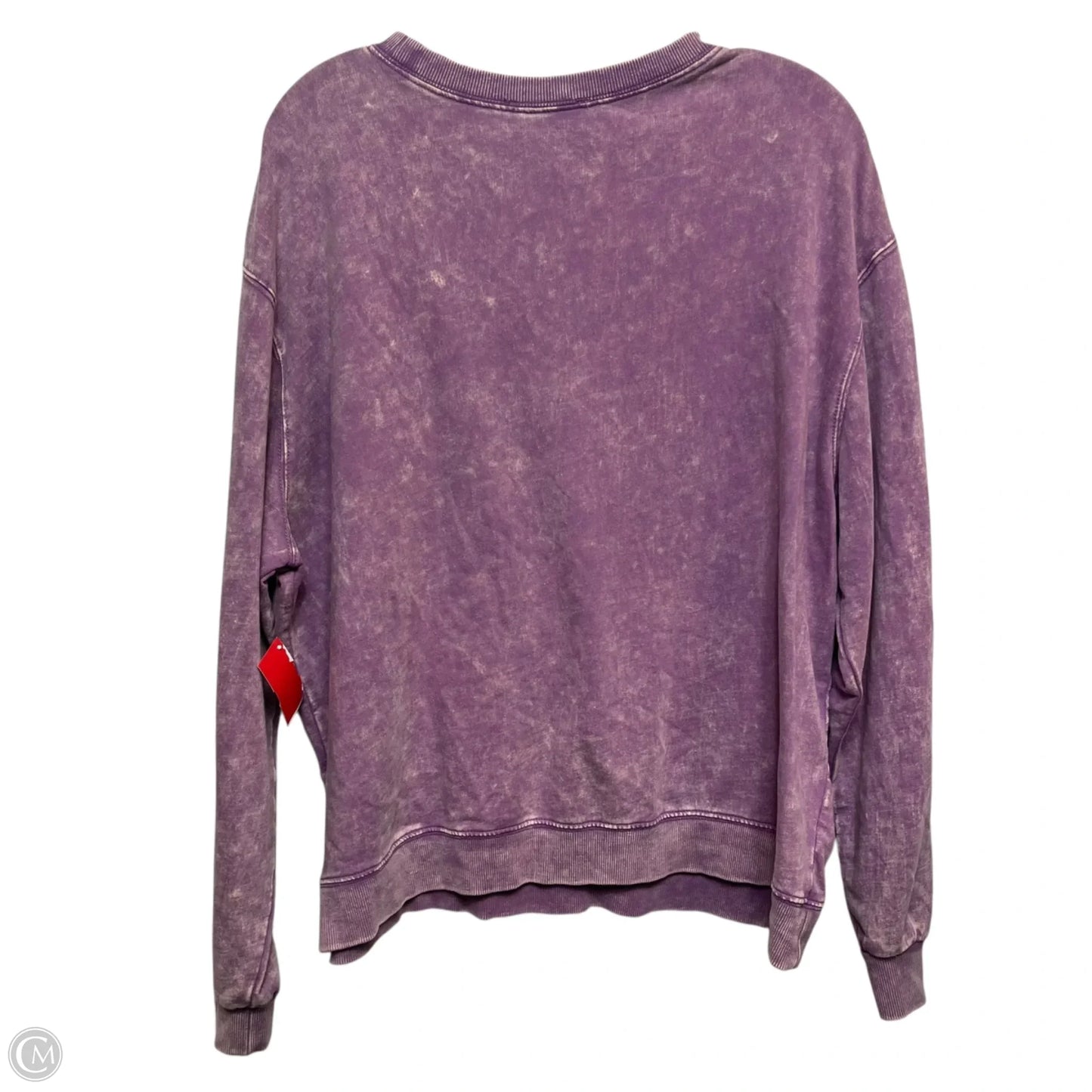 Top Long Sleeve By Double Zero In Purple, Size: M