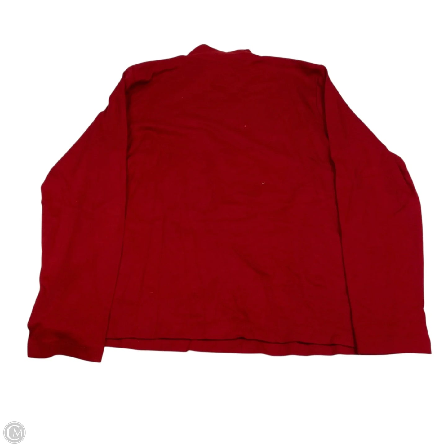 Top Long Sleeve Basic By St Johns Bay In Red, Size: Xlp