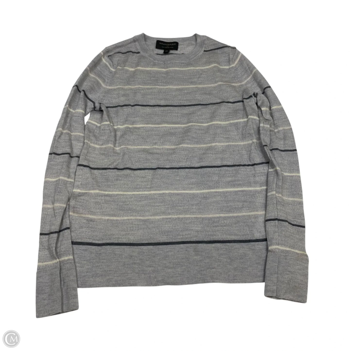 Top Long Sleeve By Banana Republic In Grey, Size: Xs
