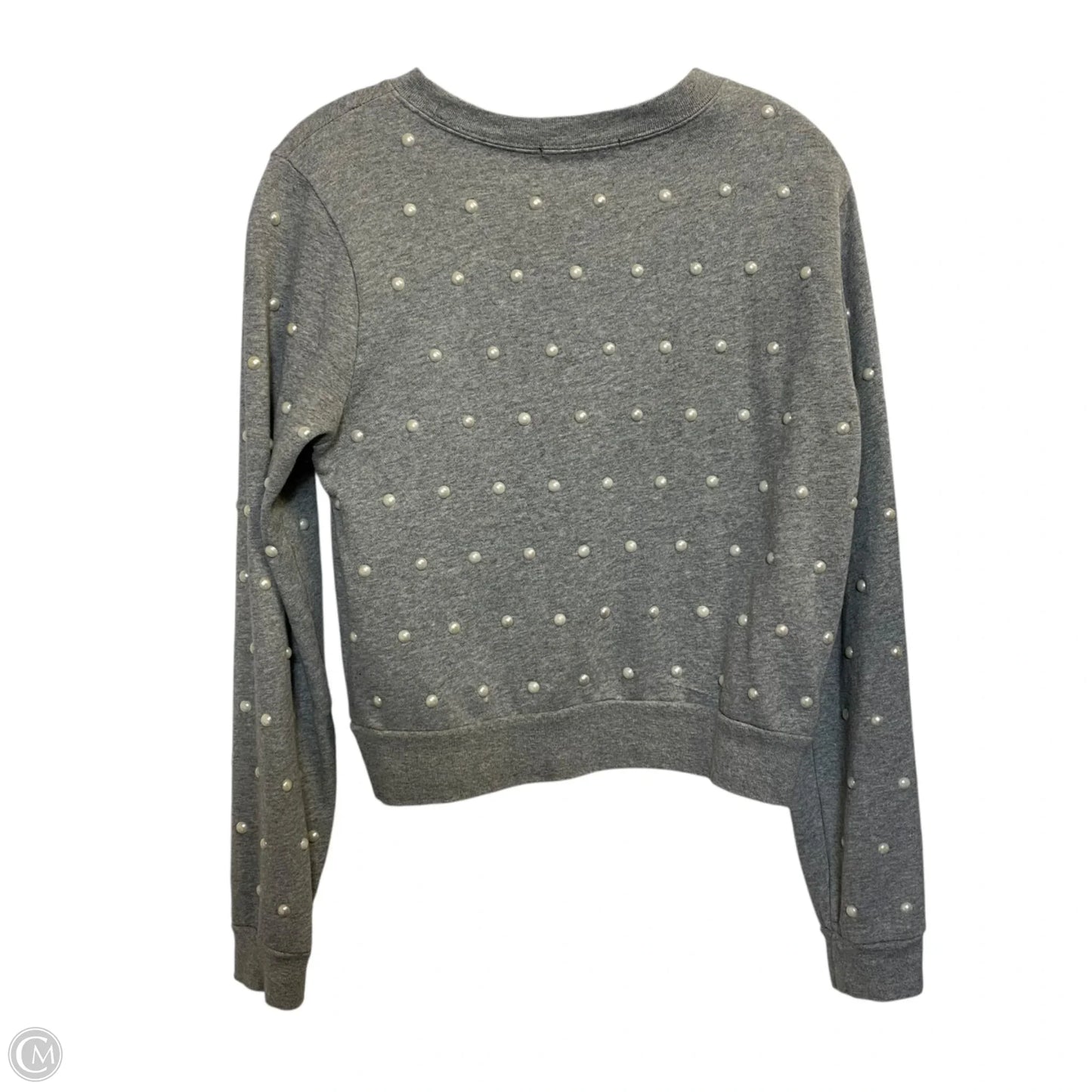 Top Long Sleeve By Forever 21 In Grey, Size: M
