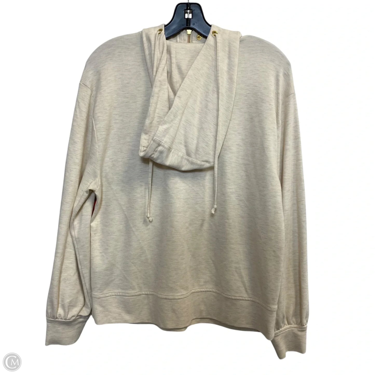 Sweatshirt Hoodie By Cabi In Cream, Size: S