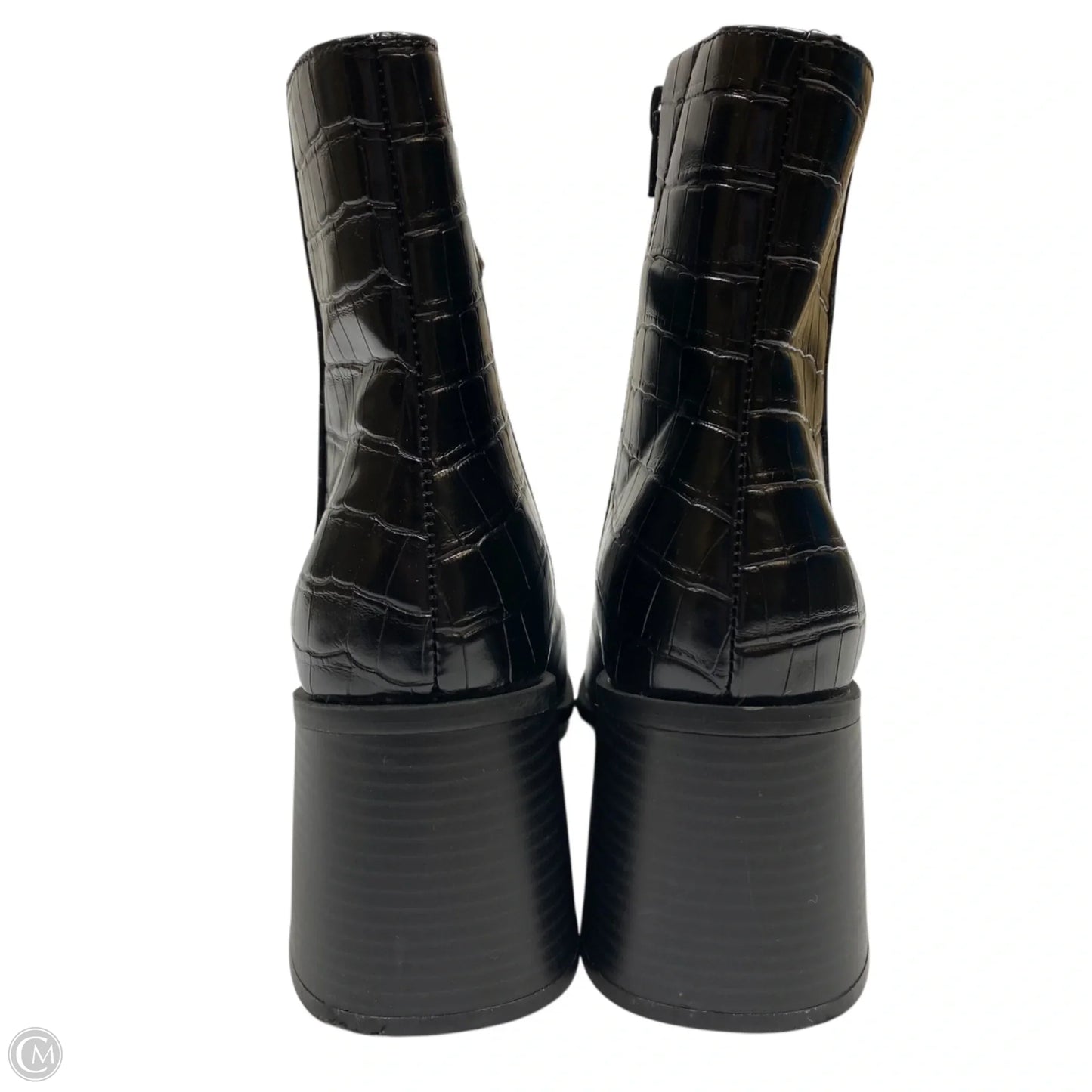 Boots Ankle Heels By Crown And Ivy In Black, Size: 8