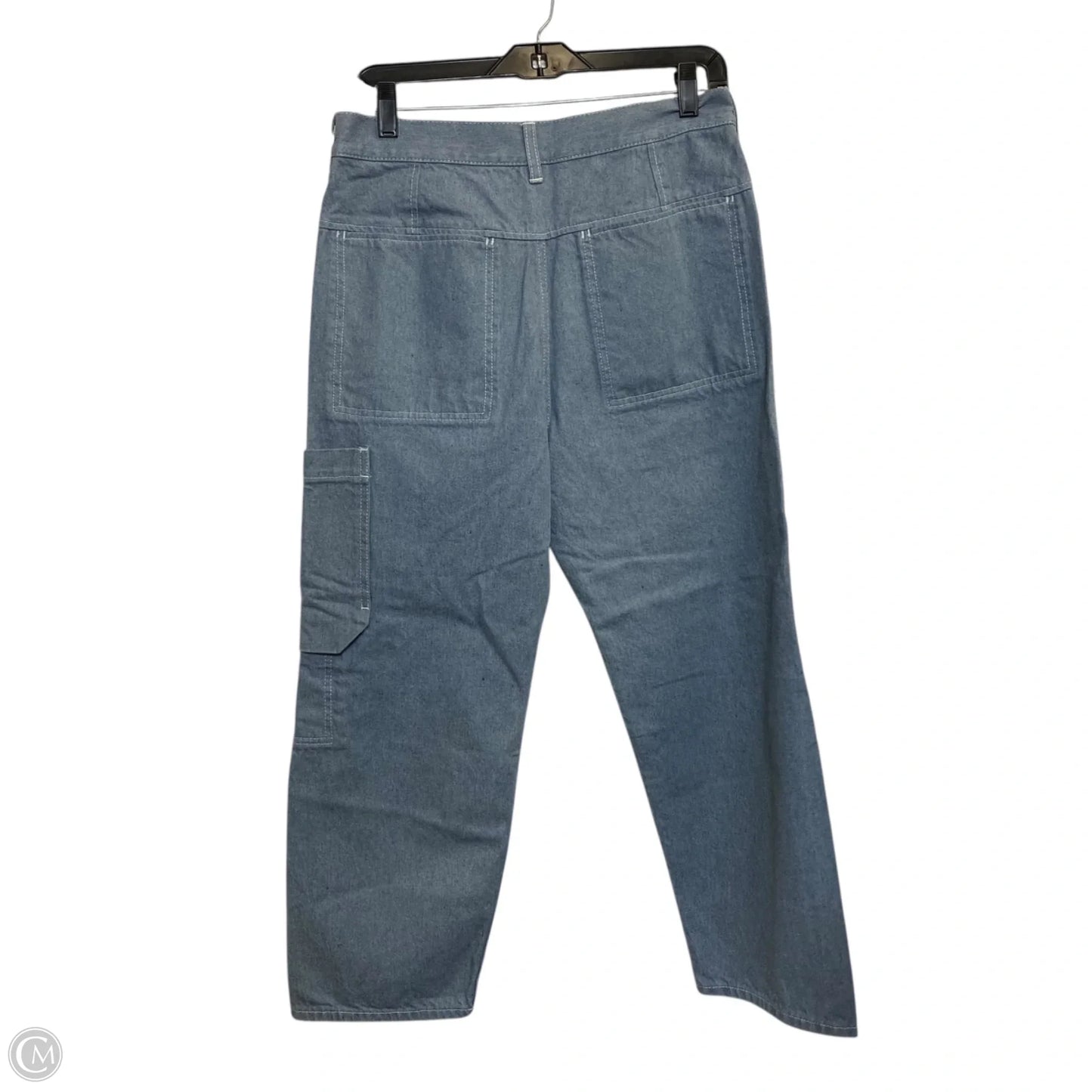 Jeans Straight By Cos In Blue Denim, Size: 10