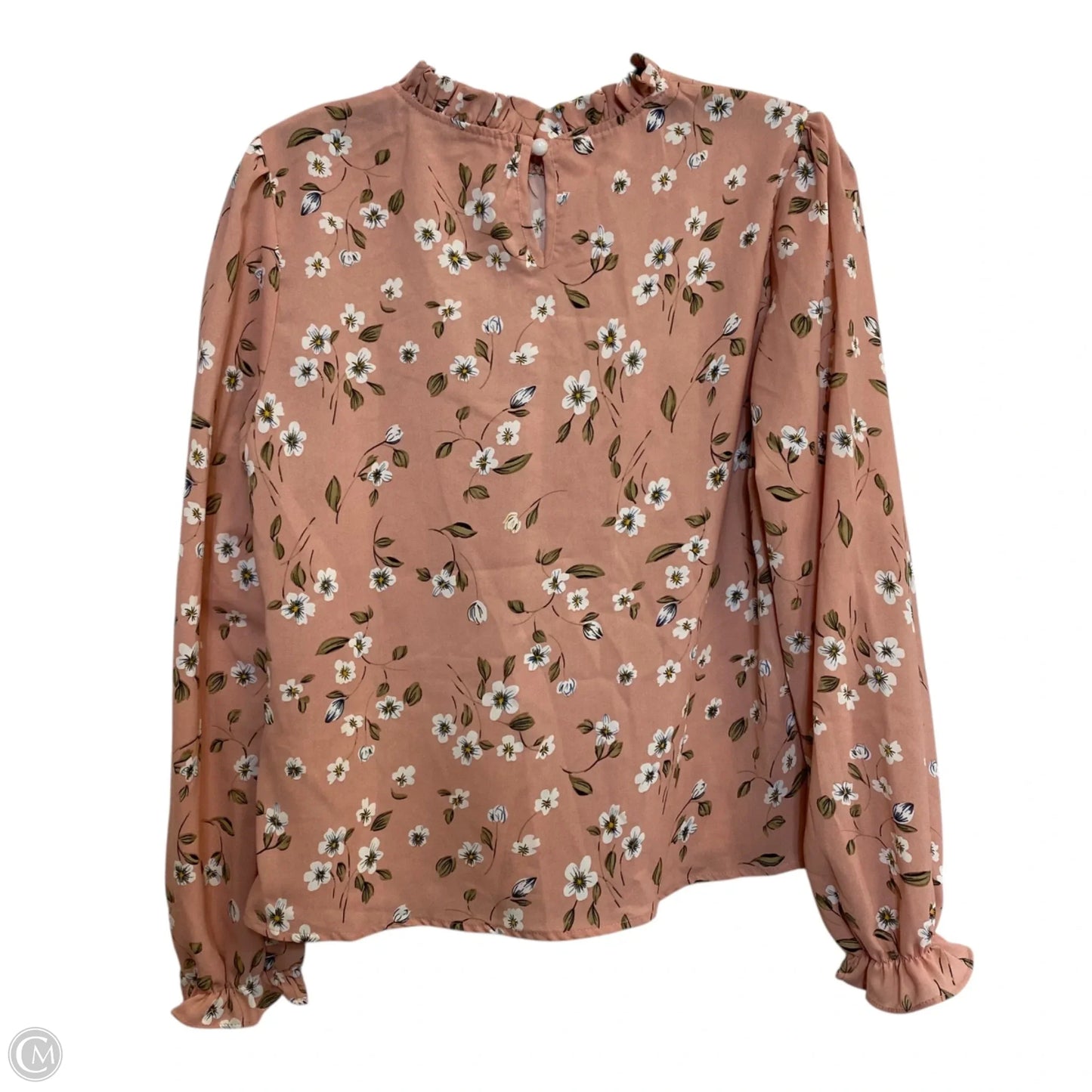 Top Long Sleeve By Shein In Pink, Size: S