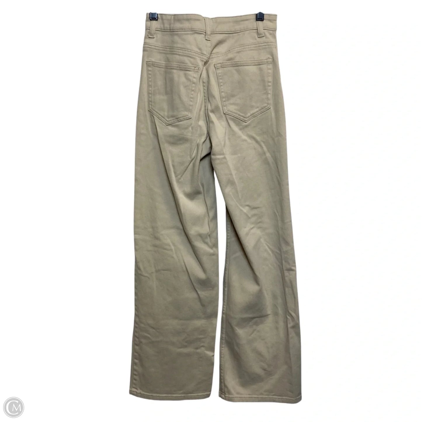 Jeans Wide Leg By H&m In Tan Denim, Size: 0