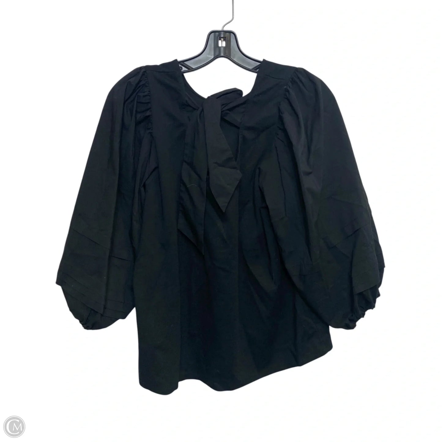 Top 3/4 Sleeve By Crown And Ivy In Black, Size: L
