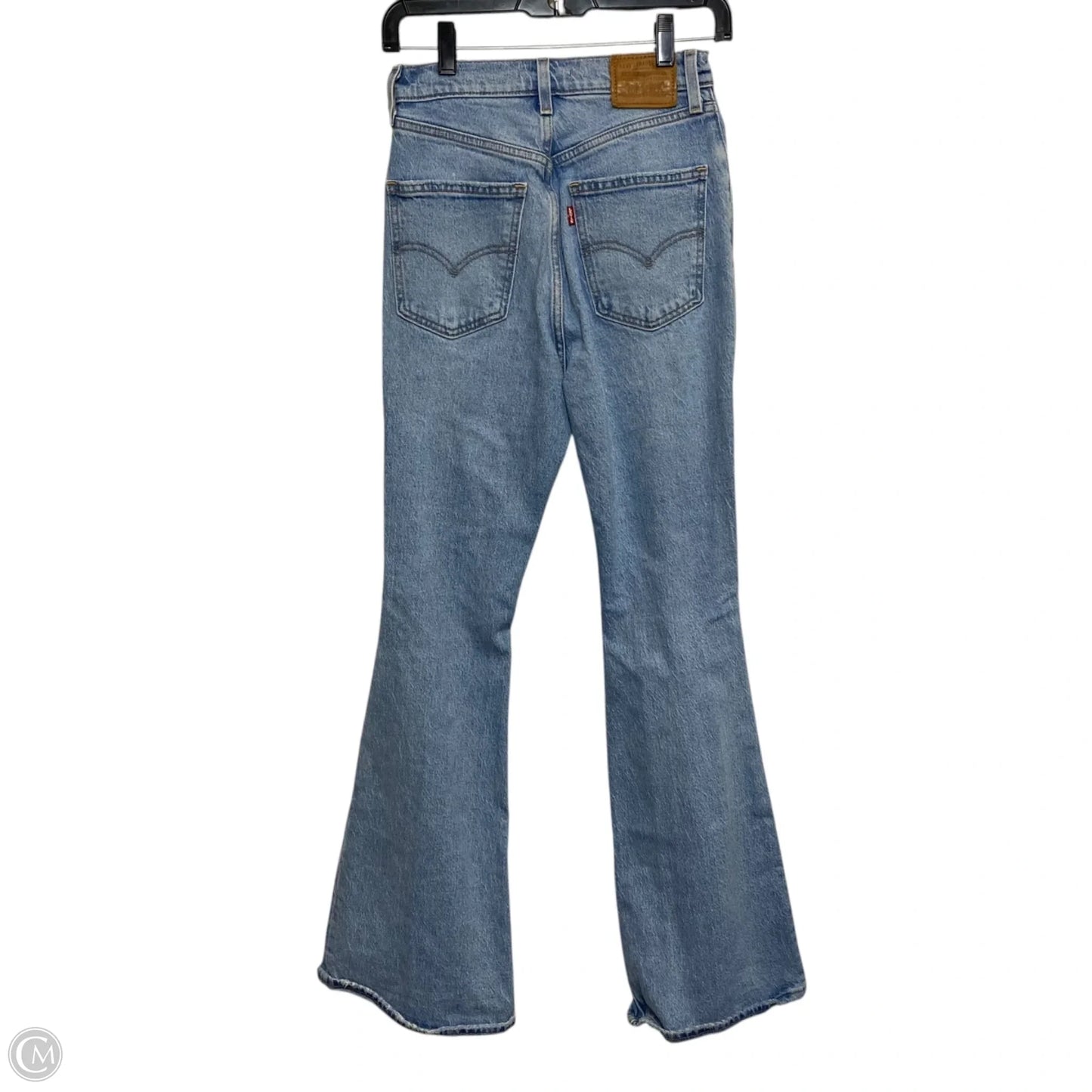 Jeans Flared By Levis In Blue Denim, Size: 2