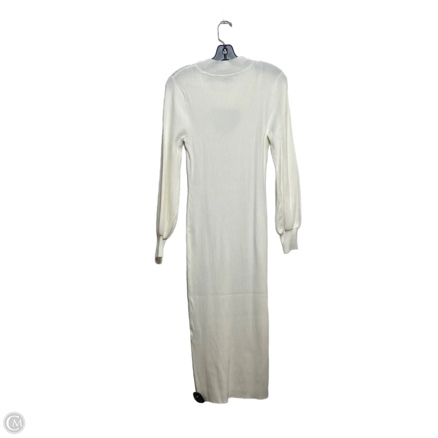 Dress Casual Midi By New York And Co In Cream, Size: M