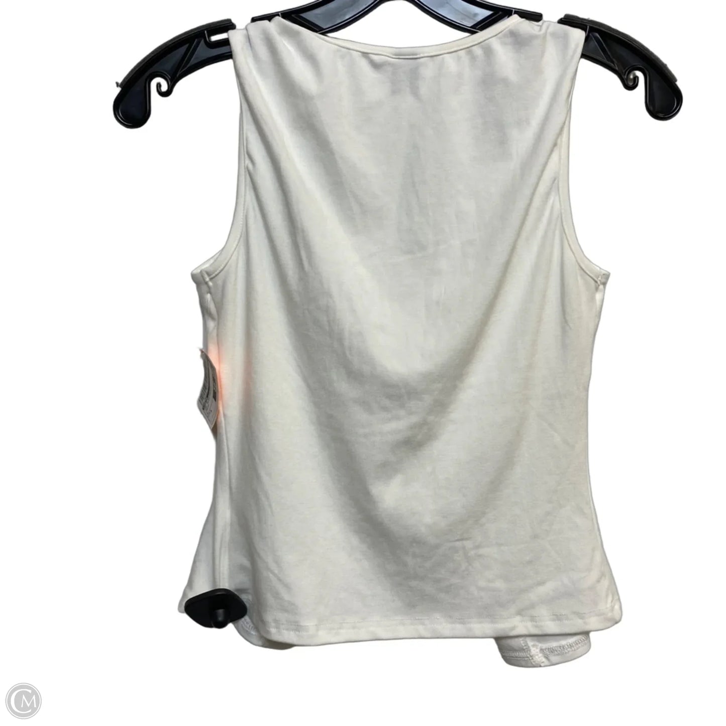 Top Sleeveless By Shein In Cream, Size: S