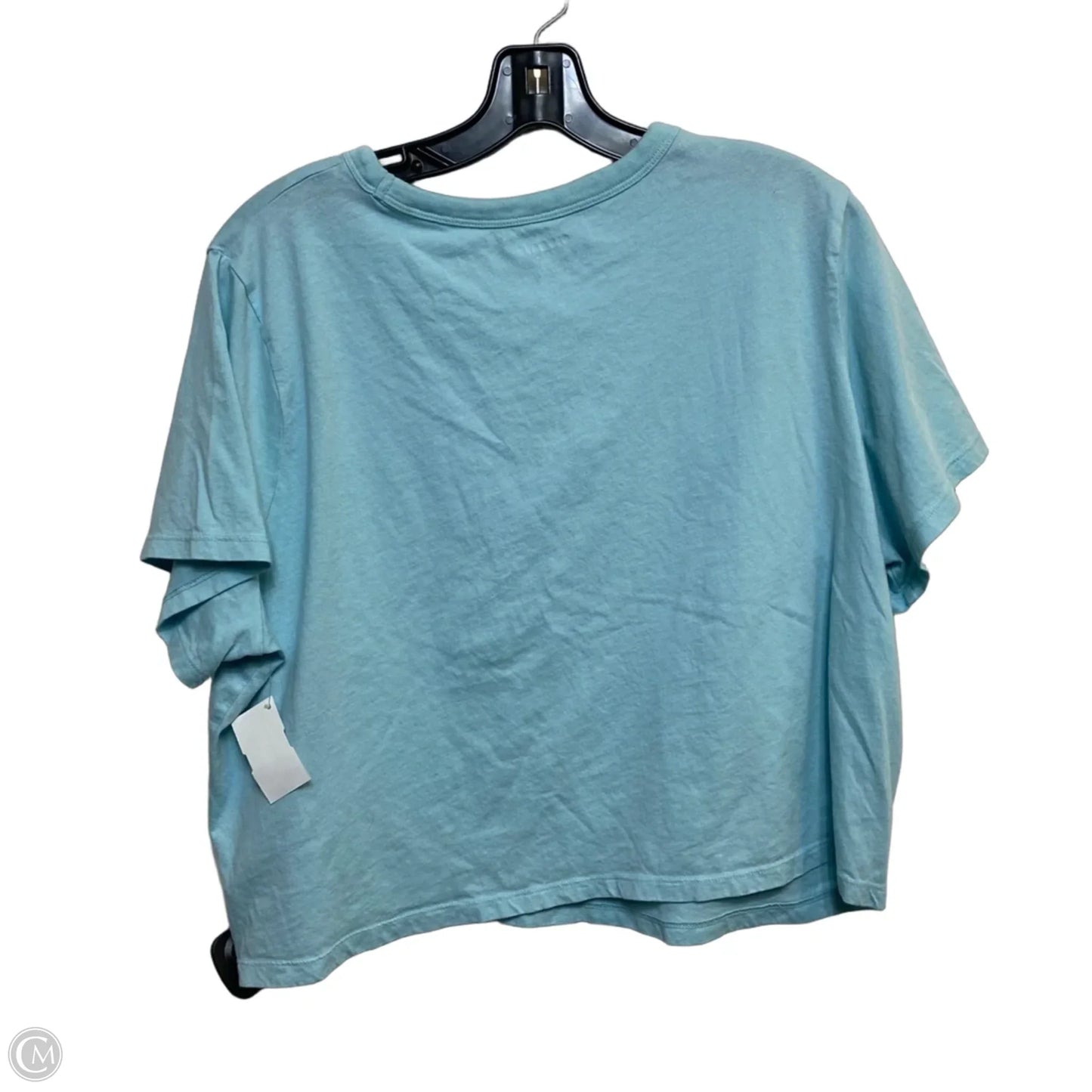 Top Short Sleeve Basic By Old Navy In Blue, Size: Xl