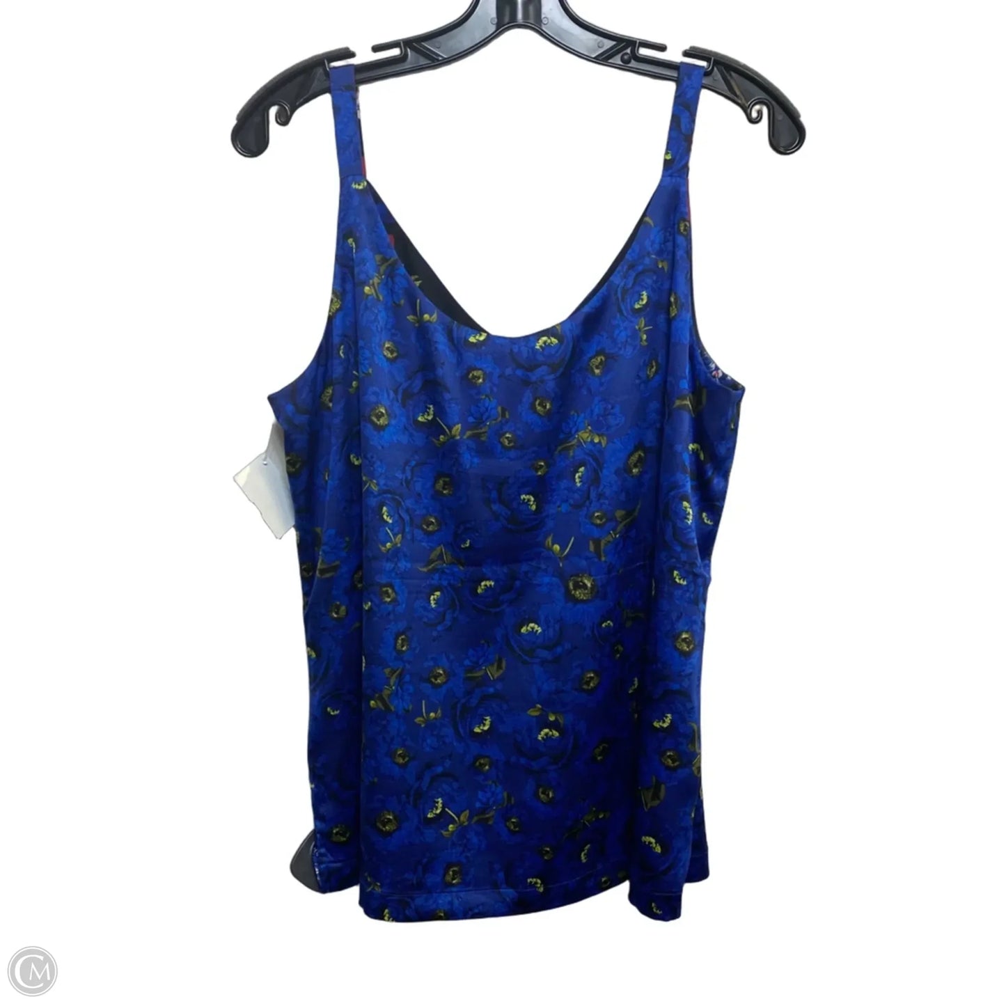 Top Sleeveless By White House Black Market In Black & Blue, Size: M