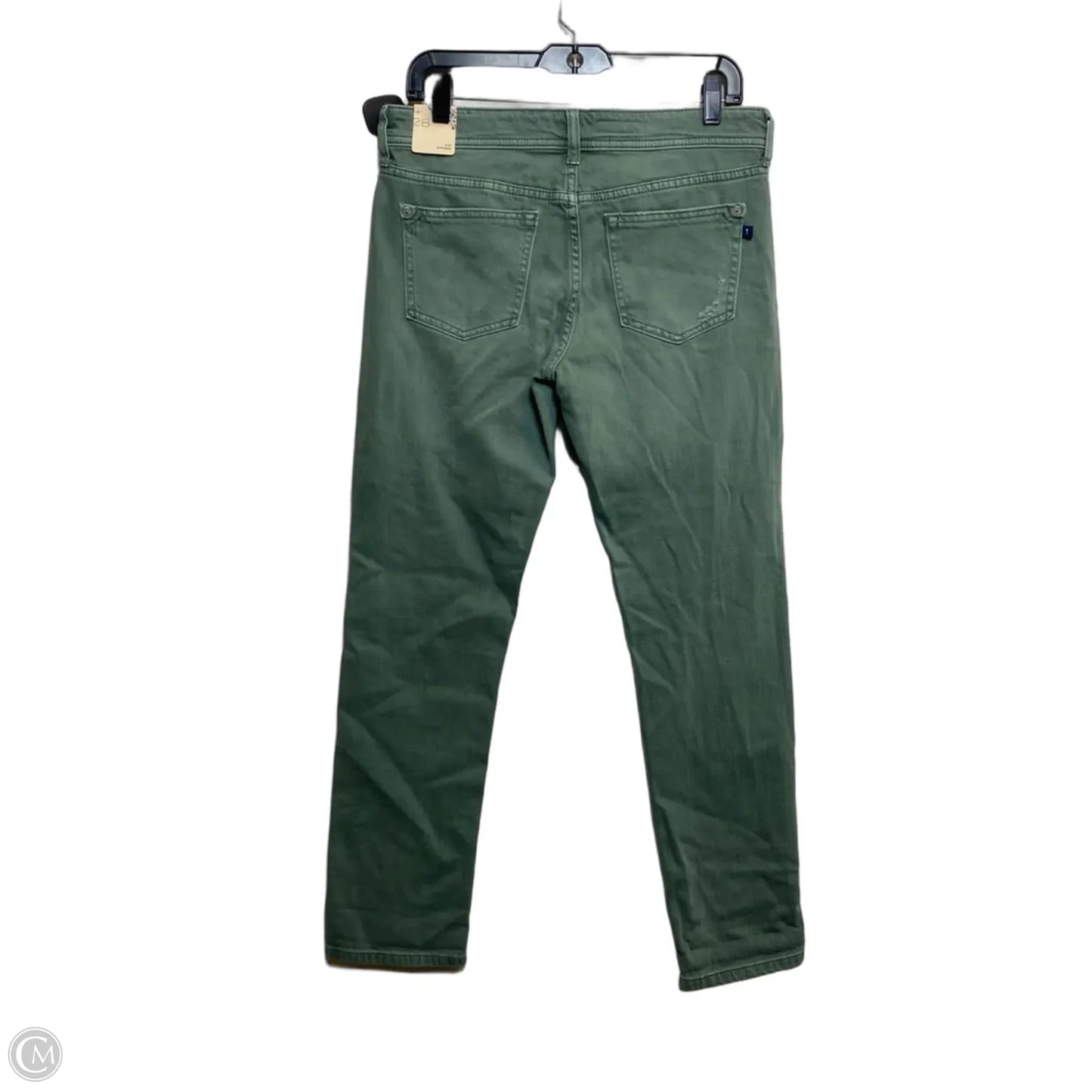 Jeans Skinny By Pilcro In Green Denim, Size: 6