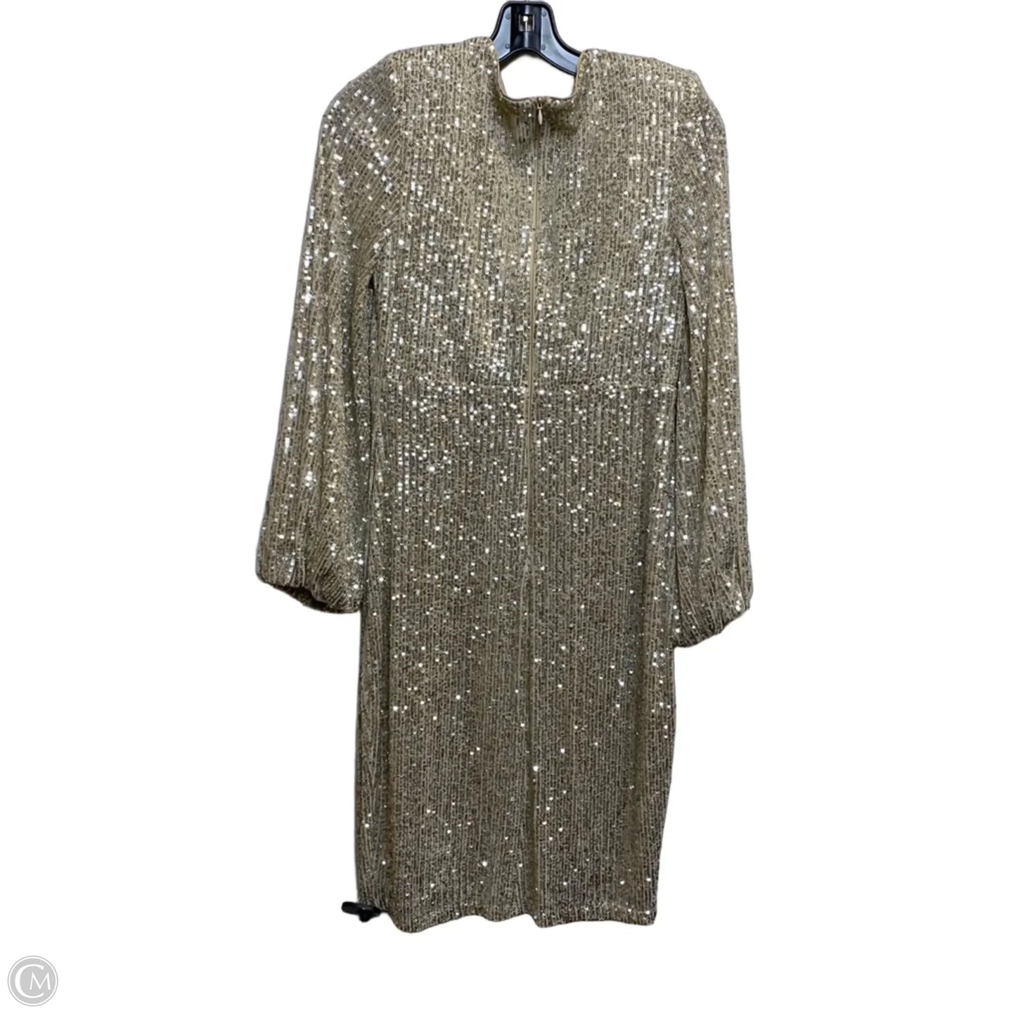Dress Party Midi By Eliza J In Cream & Silver, Size: M