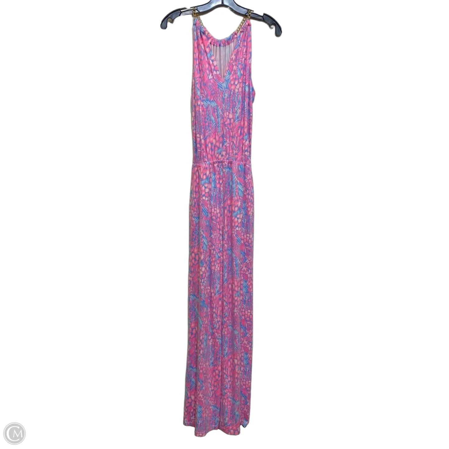 Jumpsuit Designer By Lilly Pulitzer In Blue & Pink, Size: Xxs