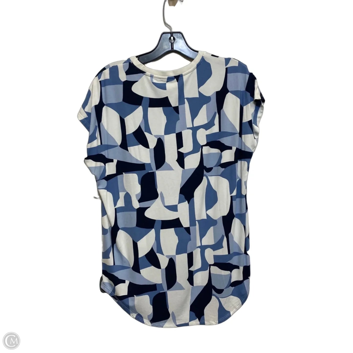 Top Sleeveless By Wynne Layers In Blue & White, Size: Xs