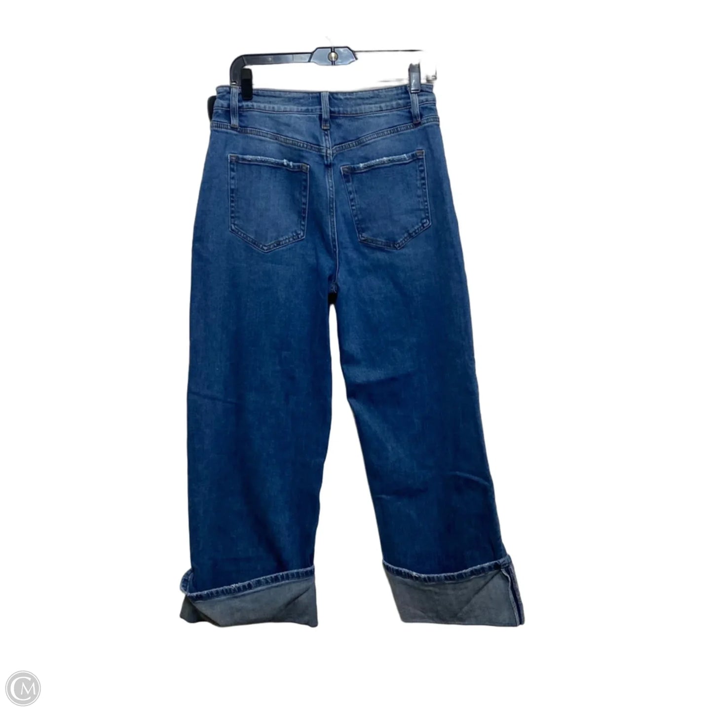 Jeans Wide Leg By Flying Monkey In Blue Denim, Size: 8