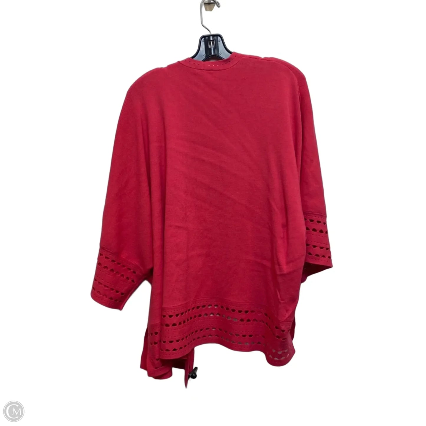 Cardigan By Chicos In Pink, Size: Xxl