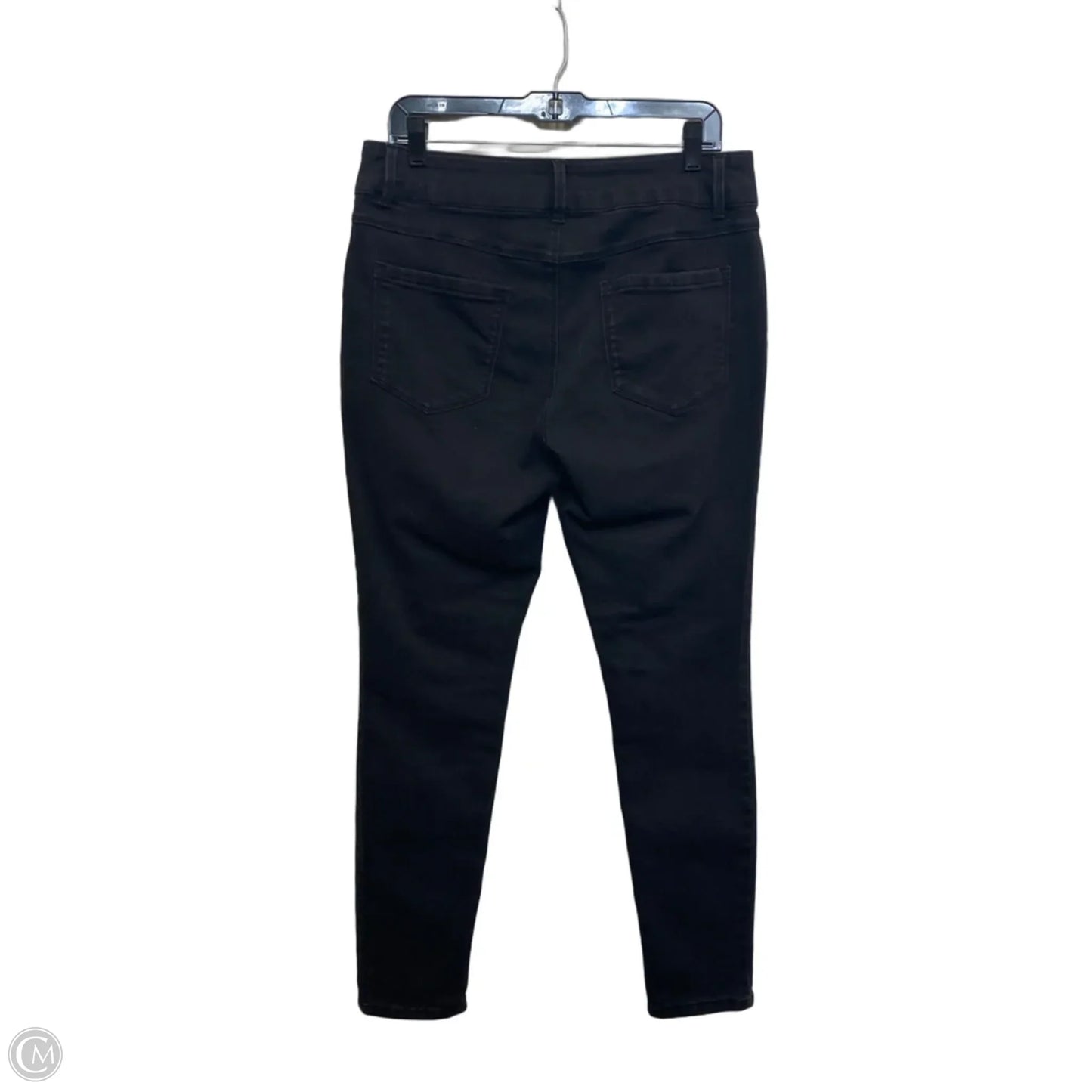 Jeans Skinny By D Jeans In Black Denim, Size: 12