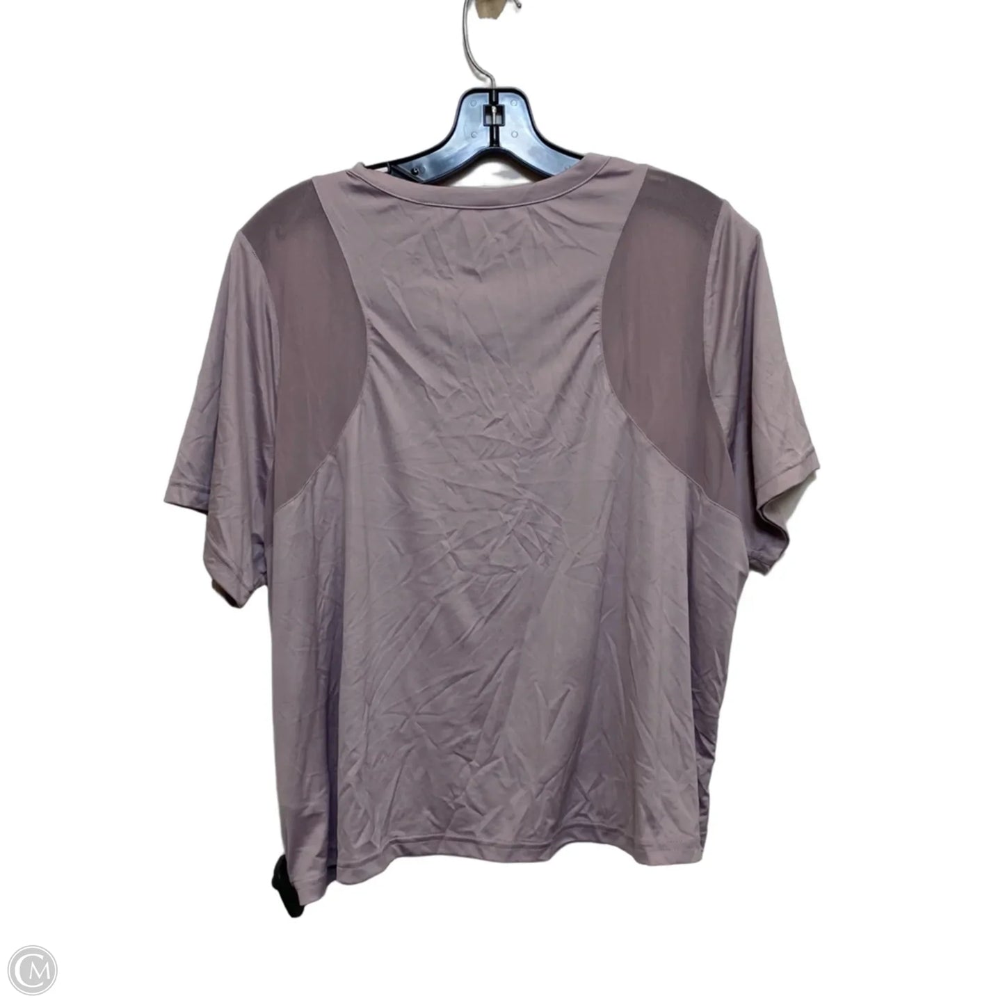 Athletic Top Short Sleeve By Nike Apparel In Purple, Size: Xl