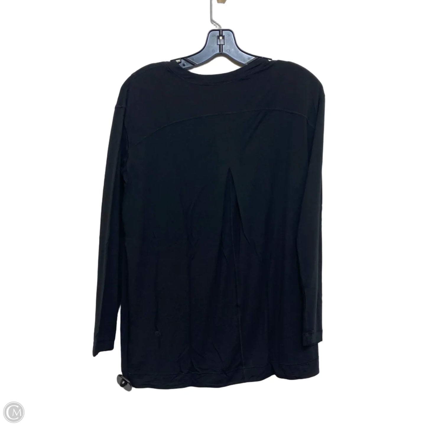 Athletic Top Long Sleeve Crewneck Designer By Lululemon In Black, Size: S