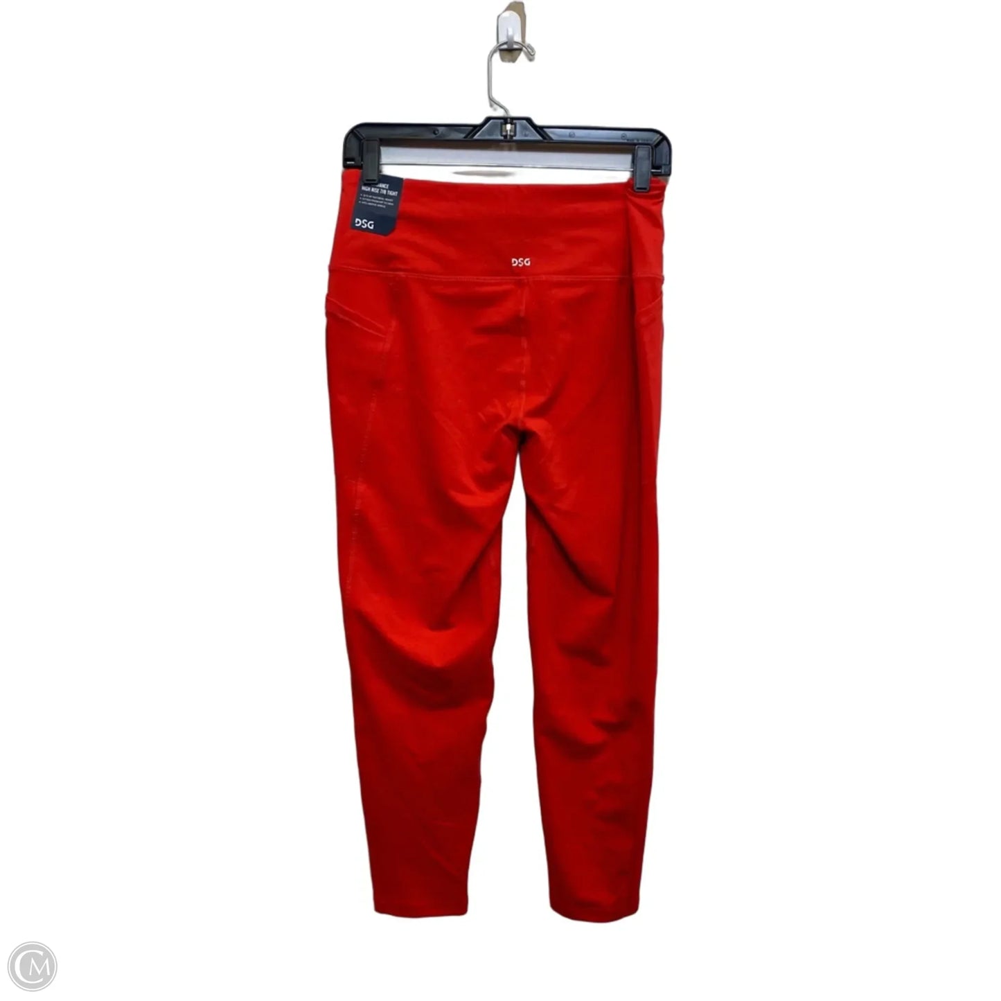 Athletic Leggings By Dsg Outerwear In Red, Size: L