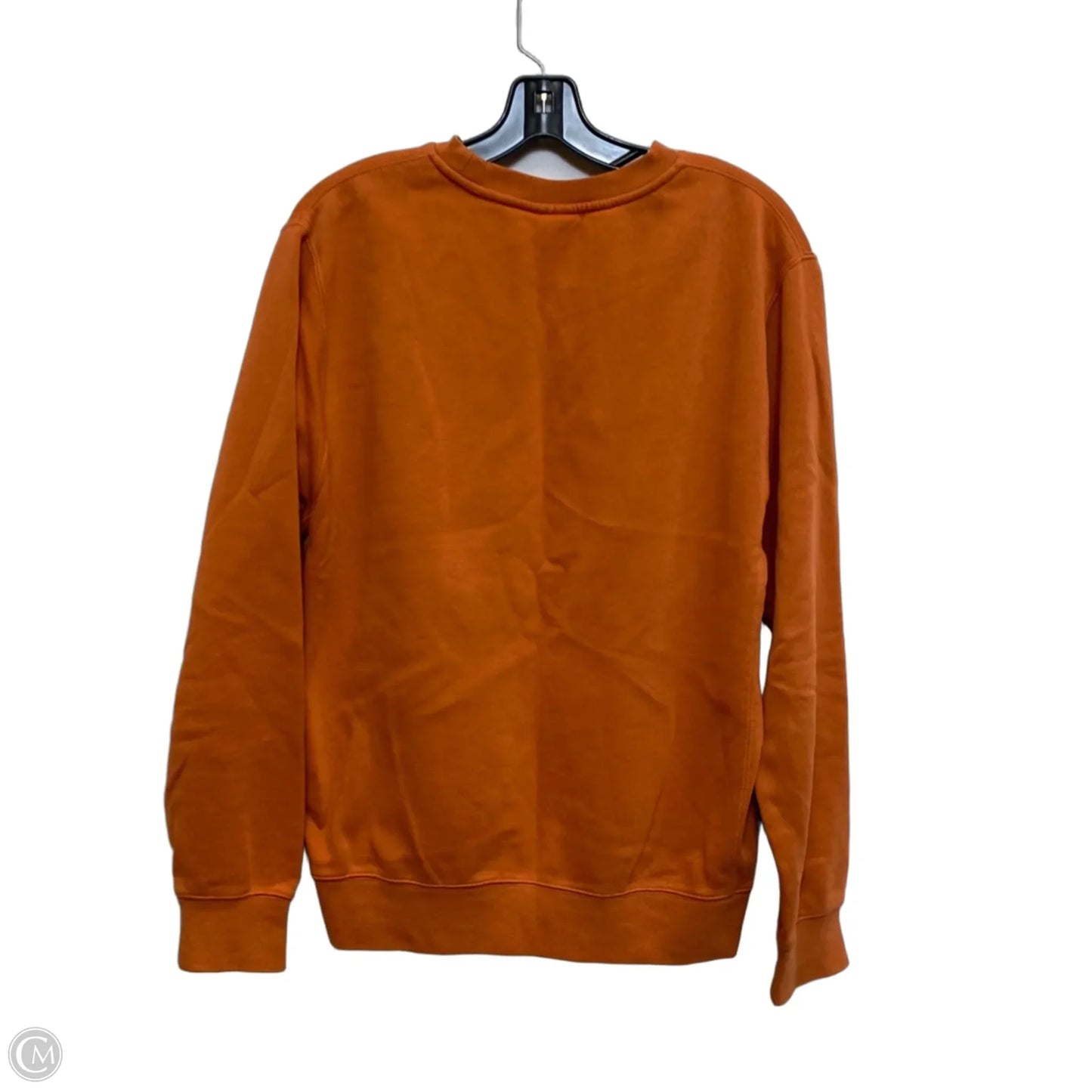 Athletic Sweatshirt Crewneck By Nike Apparel In Orange, Size: M