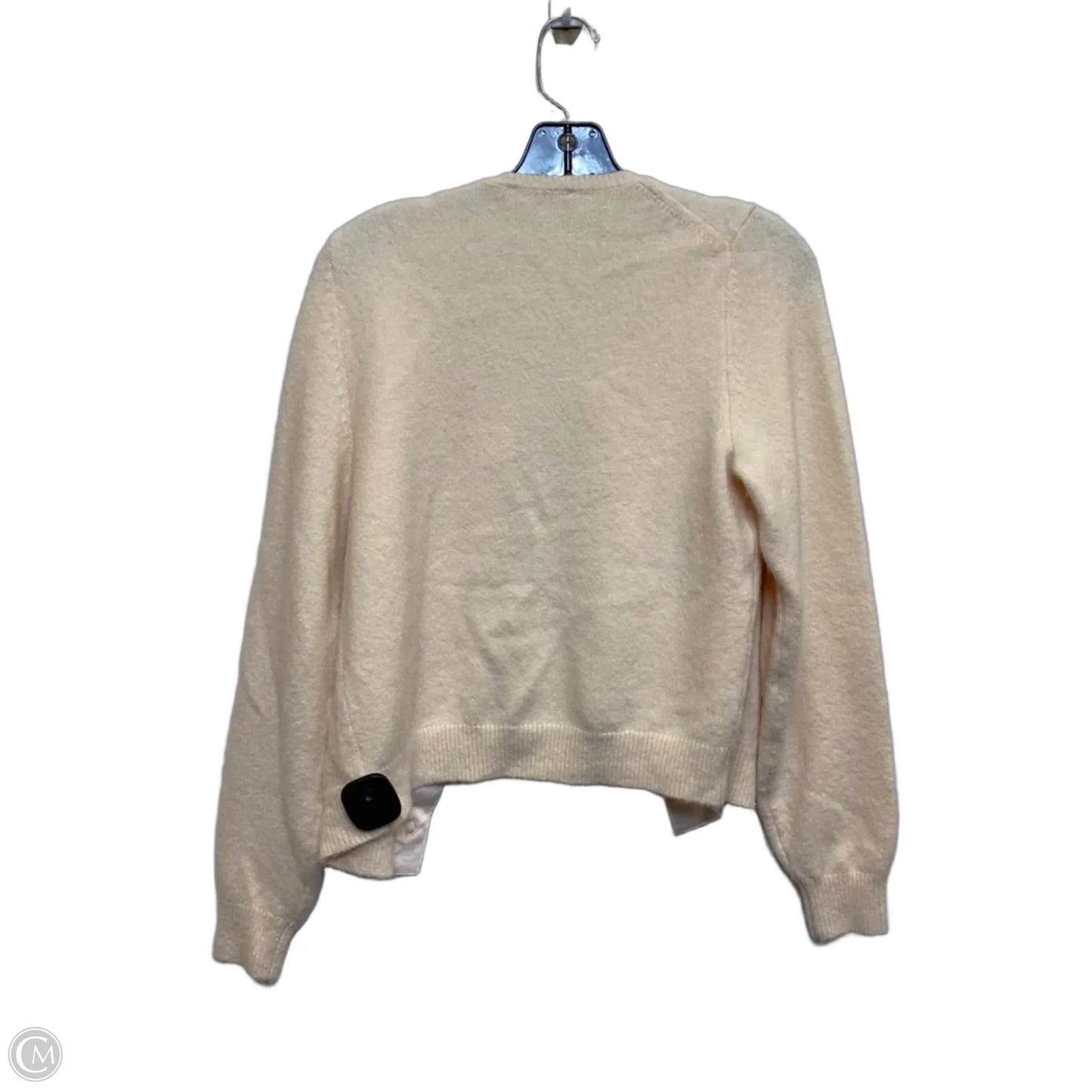 Sweater Cardigan By Ann Taylor In Peach, Size: Xs