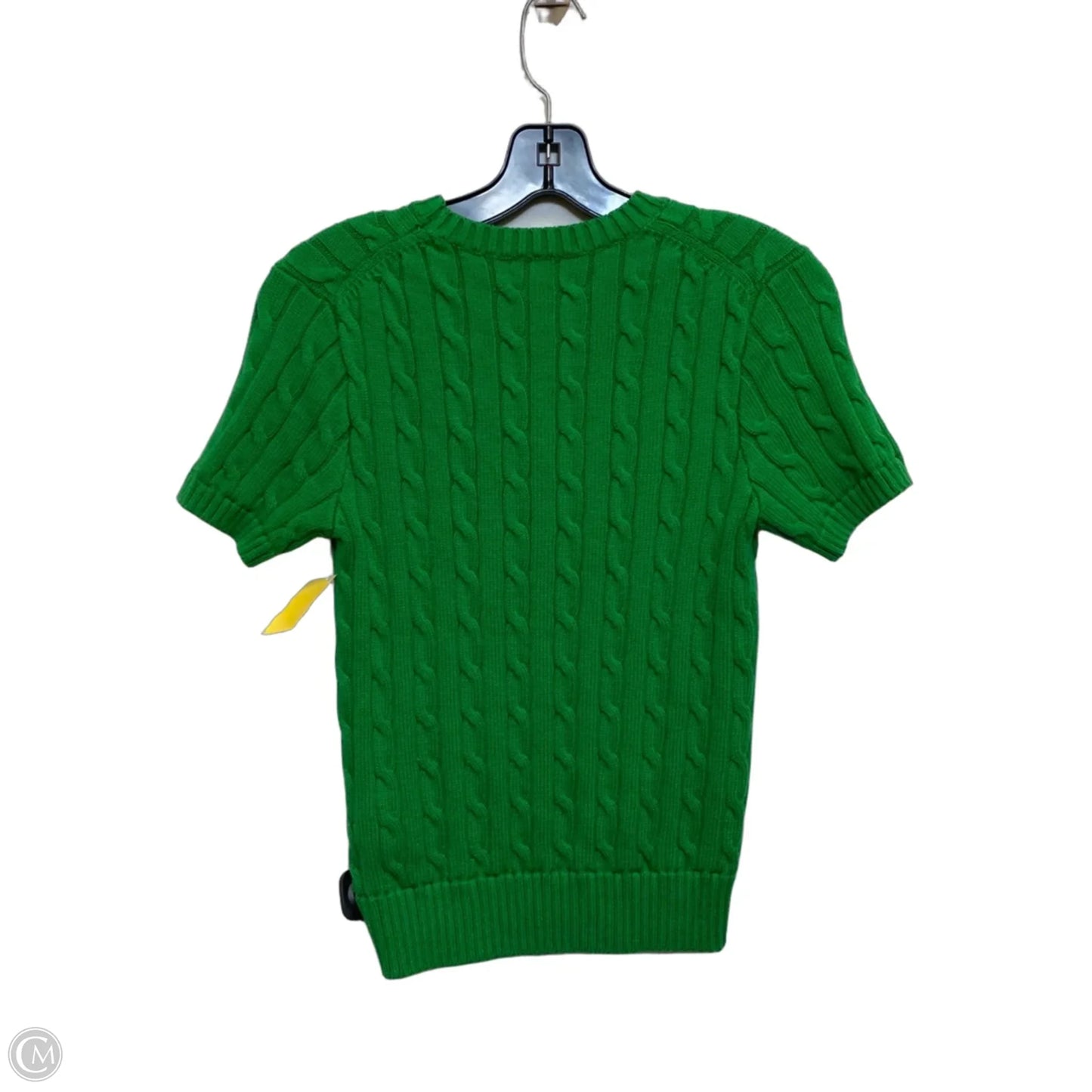Sweater Short Sleeve By Polo Ralph Lauren In Green, Size: S