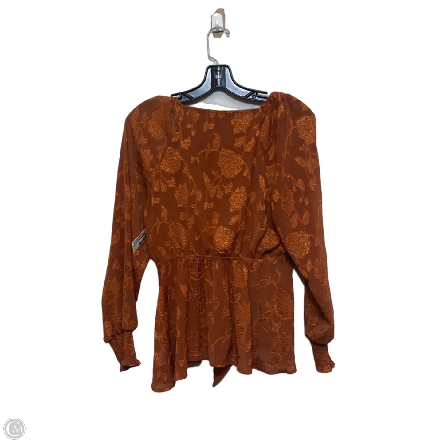 Top Long Sleeve By Francesca’s In Orange, Size: M
