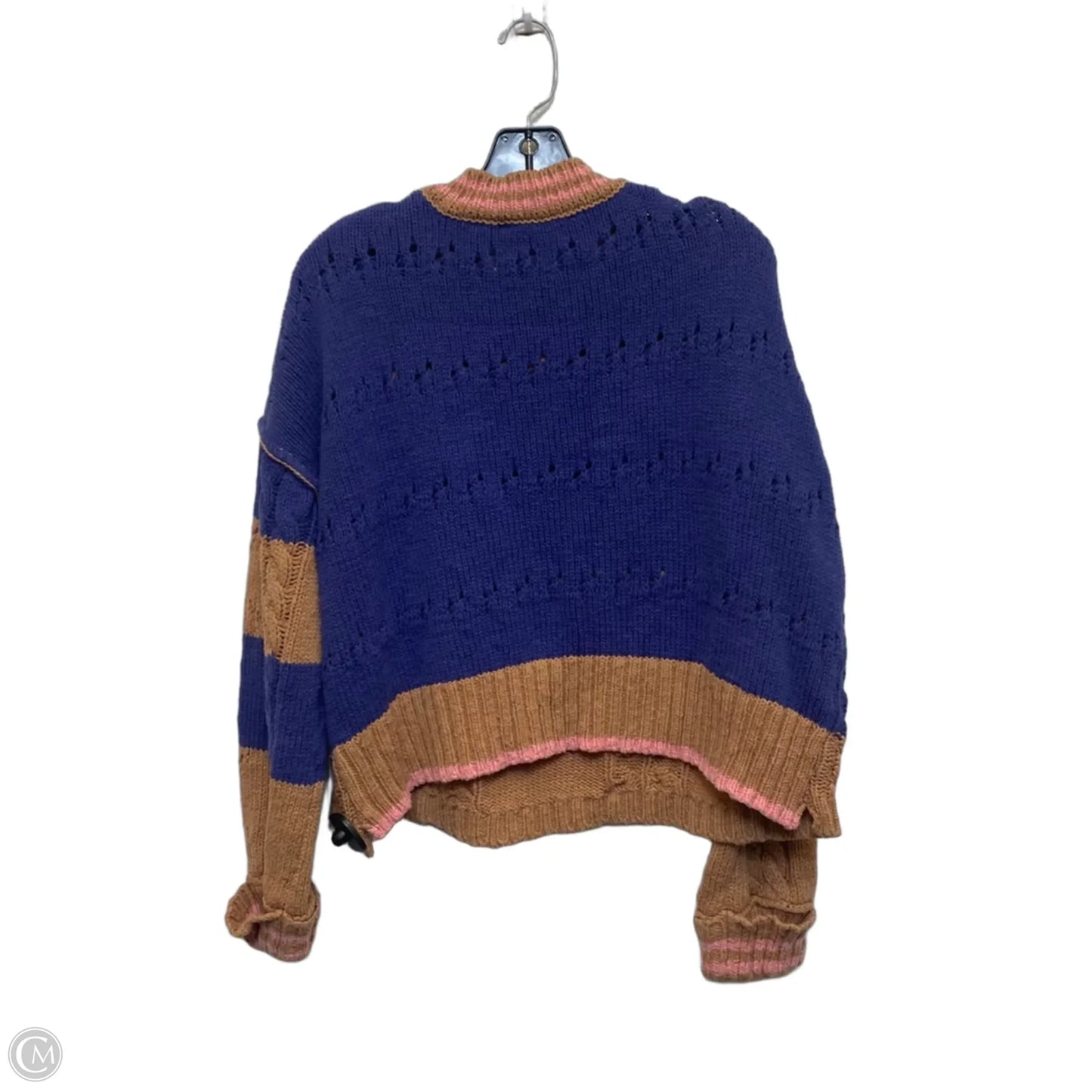 Sweater By Altard State In Blue & Brown, Size: S