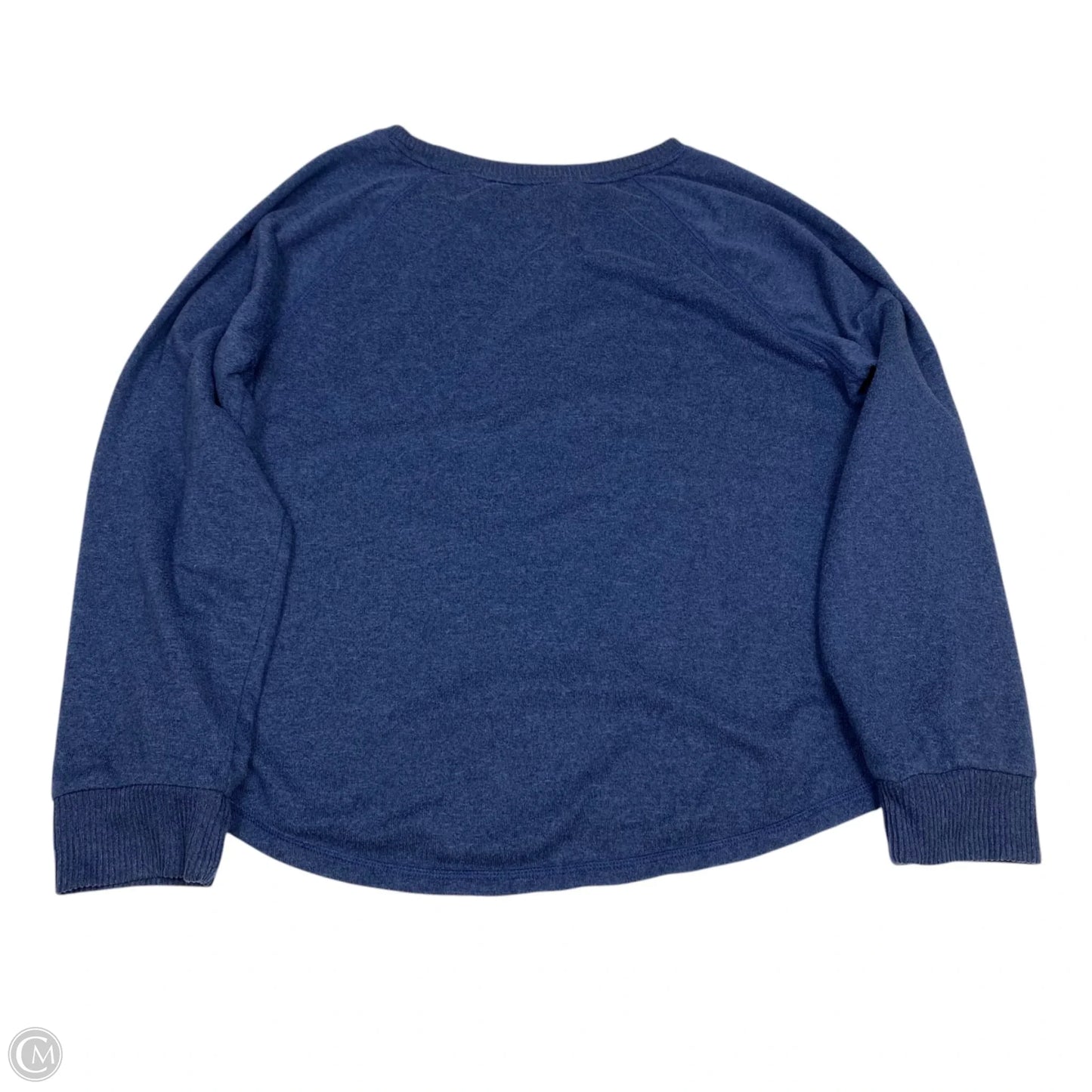 Top Long Sleeve By Live Love Lounge In Blue, Size: Xl