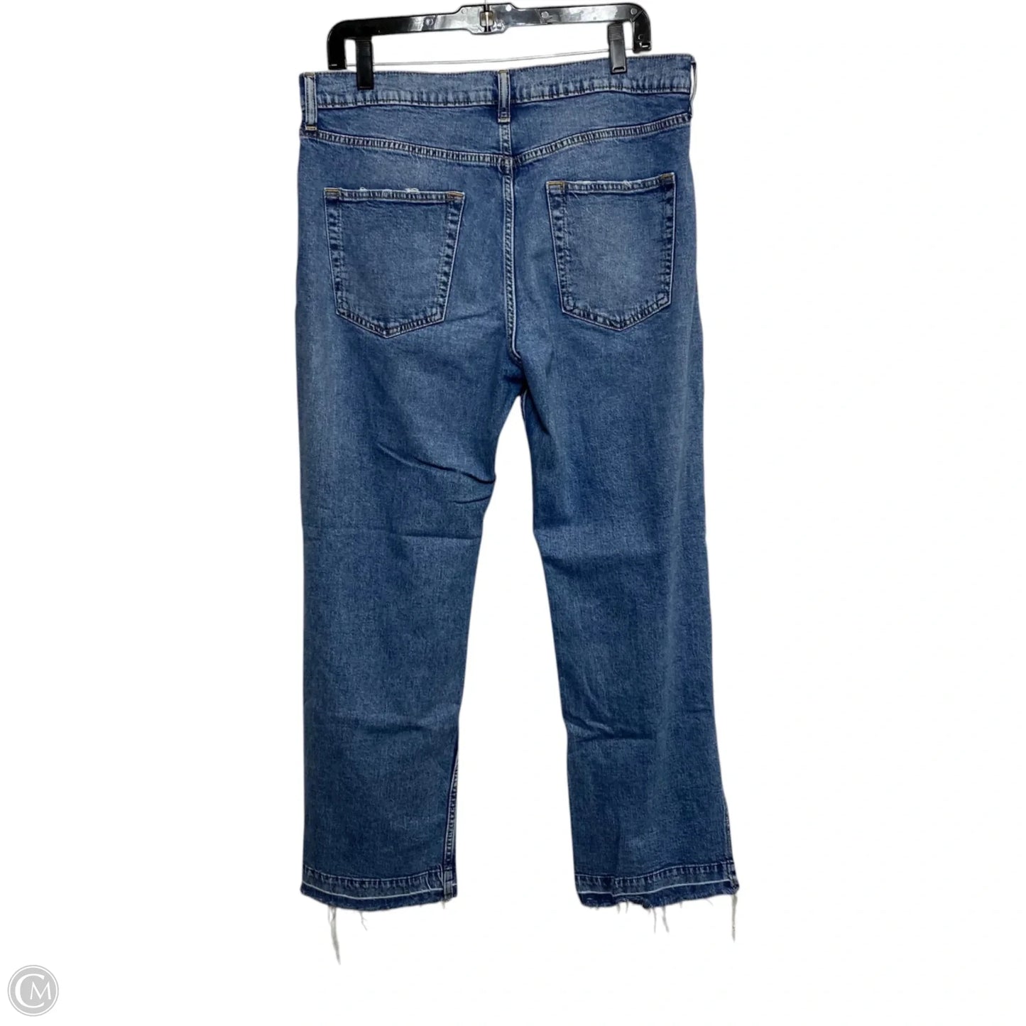 Jeans Wide Leg By Gap In Blue Denim, Size: 12