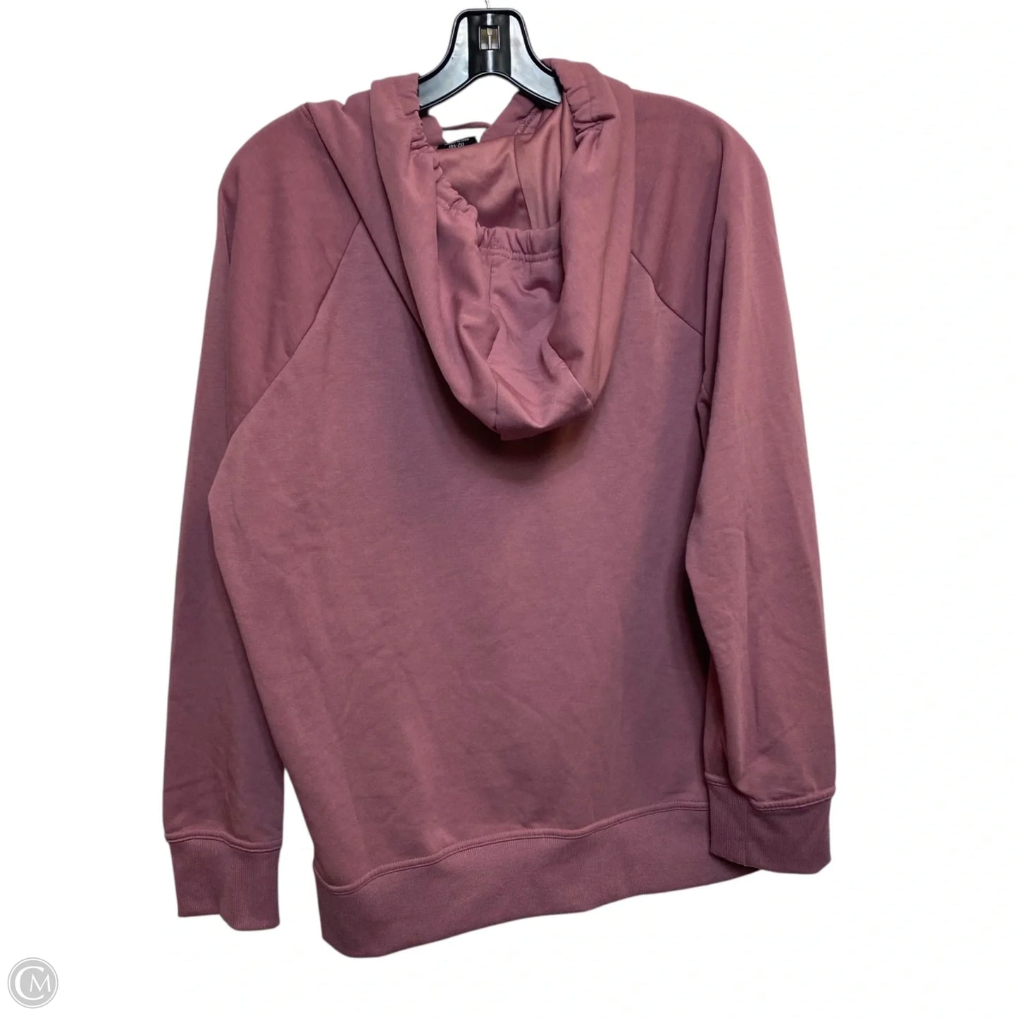 Athletic Sweatshirt Hoodie By Athletic Works In Pink, Size: L