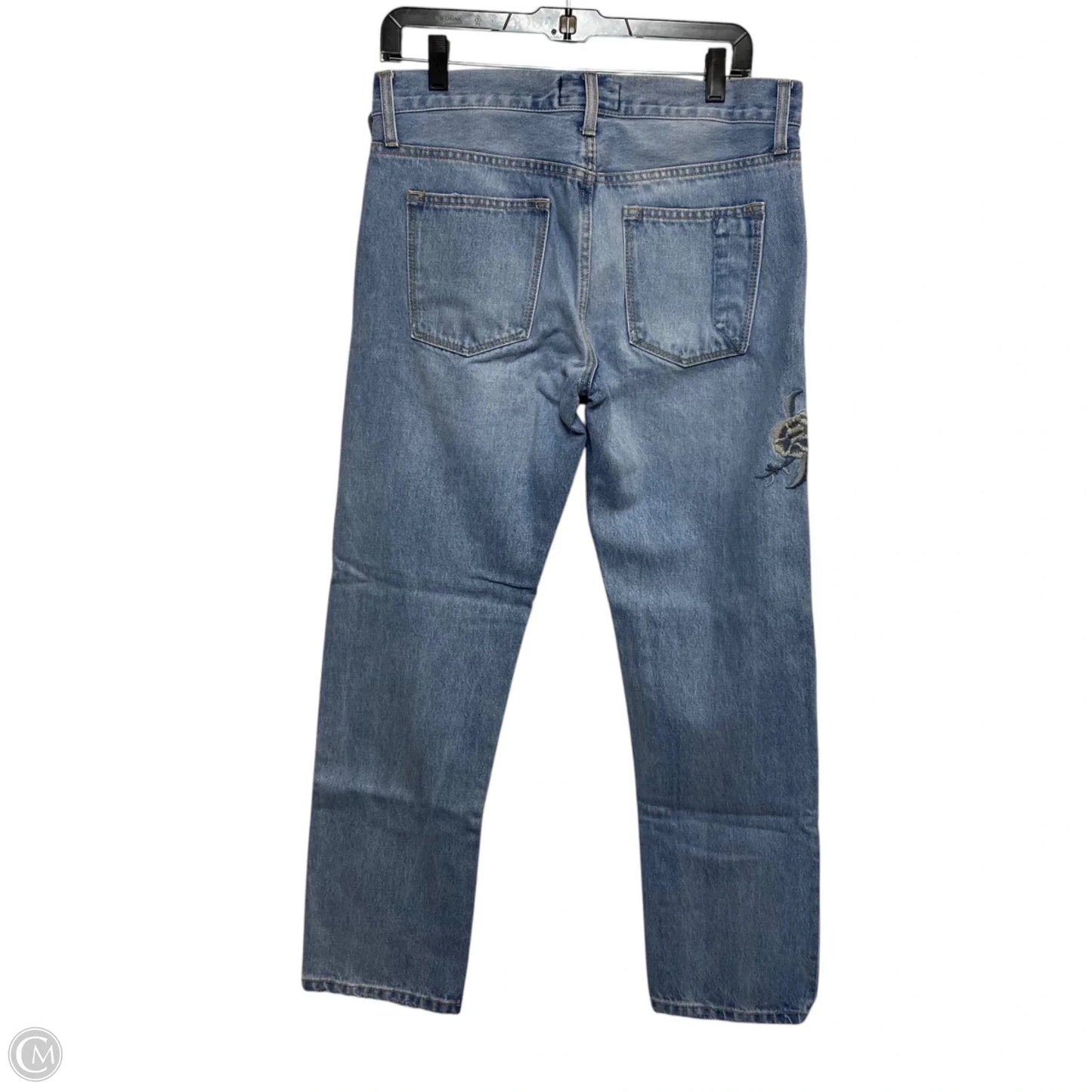 Jeans Straight By Current/elliott In Blue Denim, Size: 2