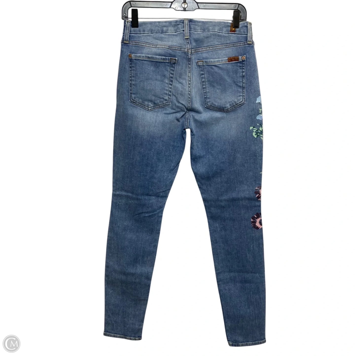 Jeans Designer By 7 For All Mankind In Blue Denim, Size: 6
