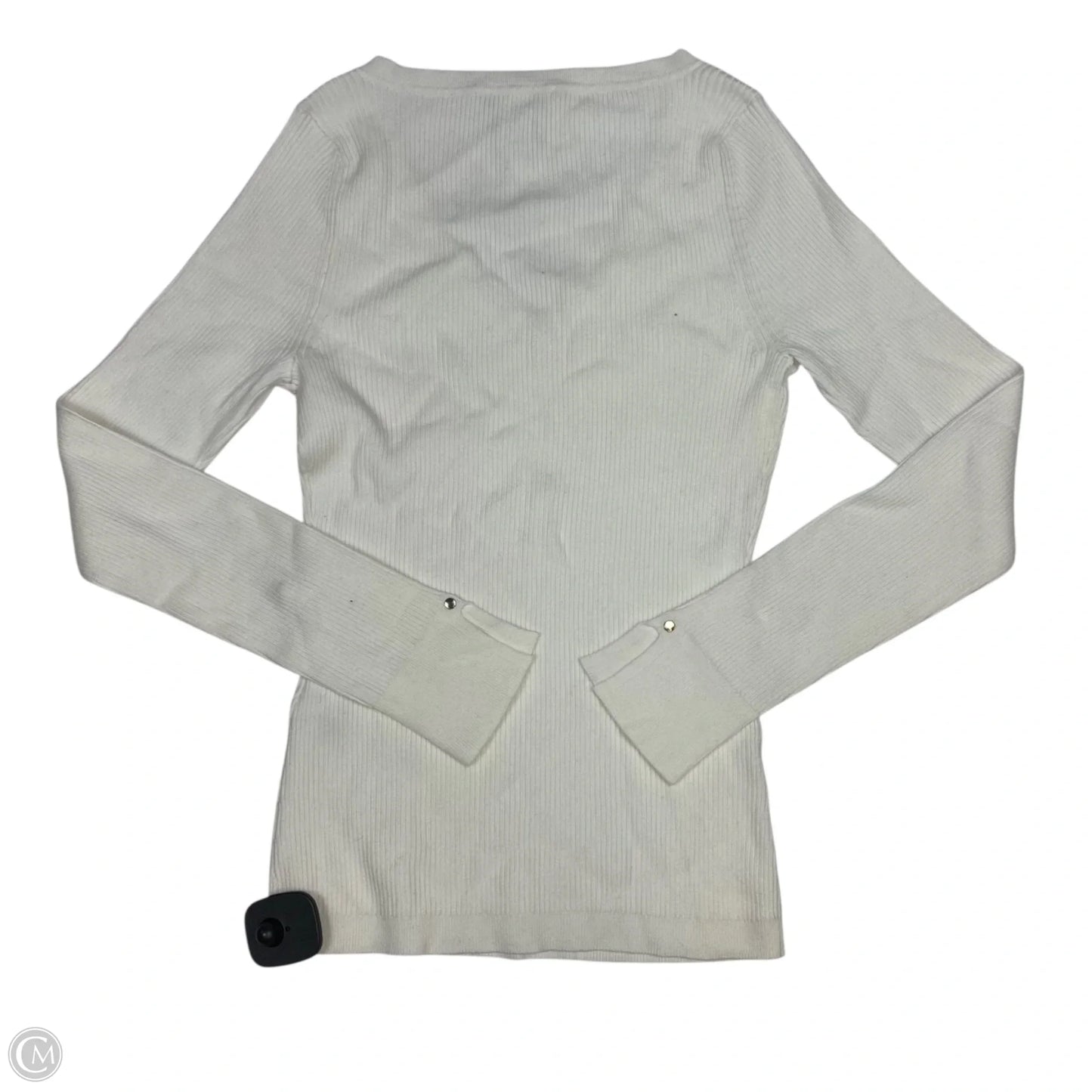 Top Long Sleeve By White House Black Market In White, Size: S