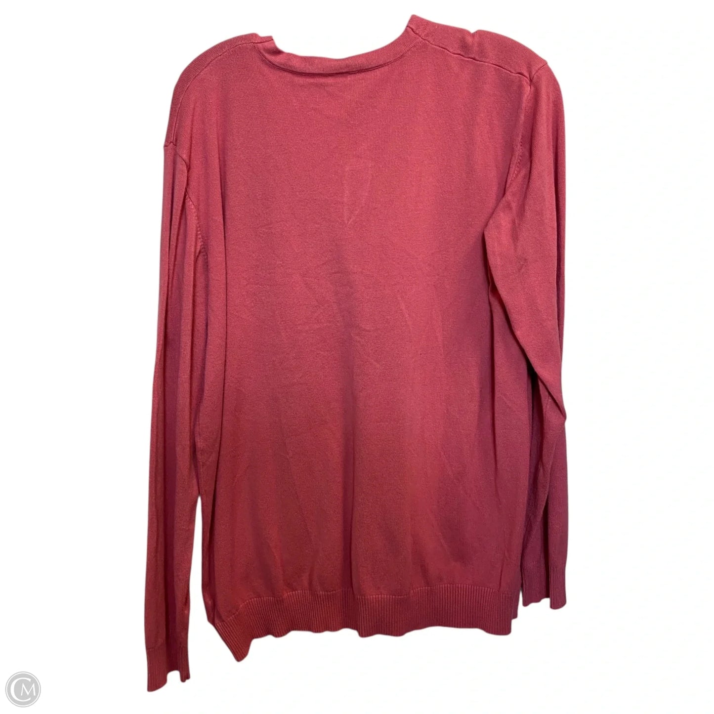 Cardigan By Clothes Mentor In Pink, Size: 2x