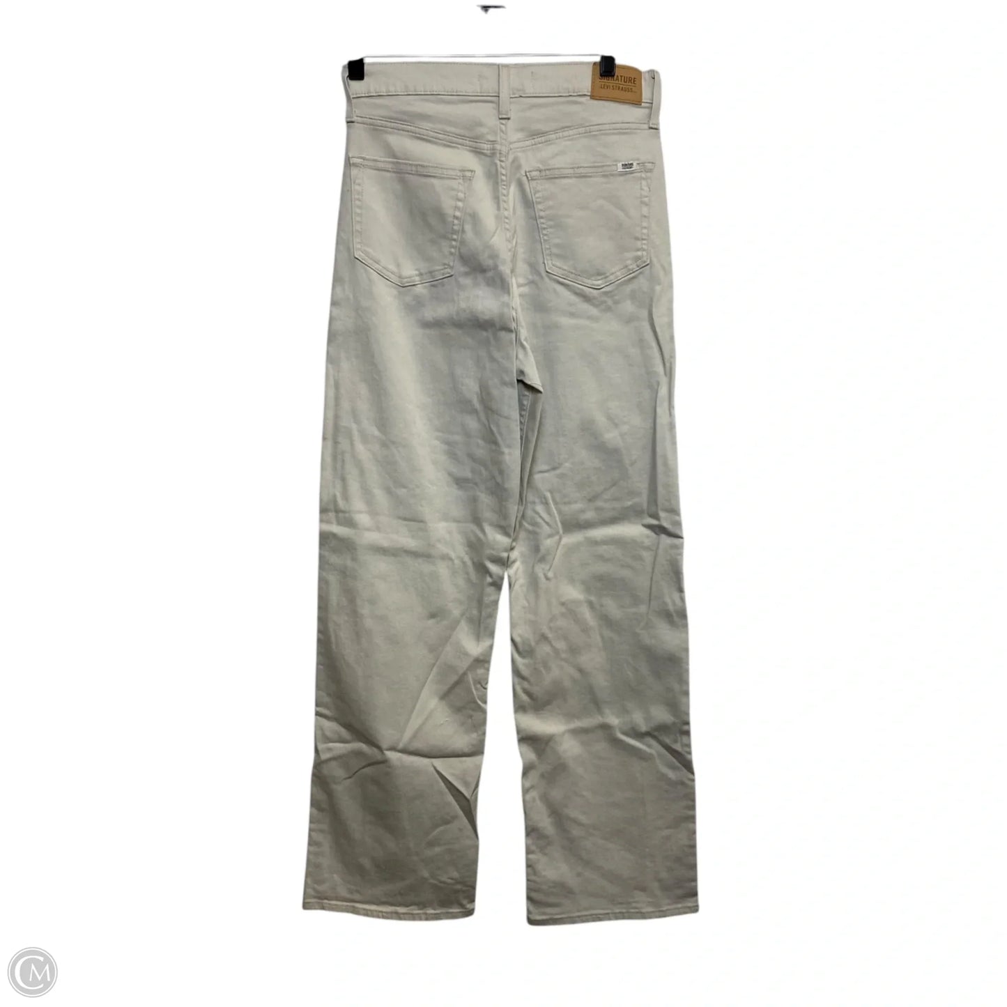 Jeans Straight By Levis In Tan, Size: 4