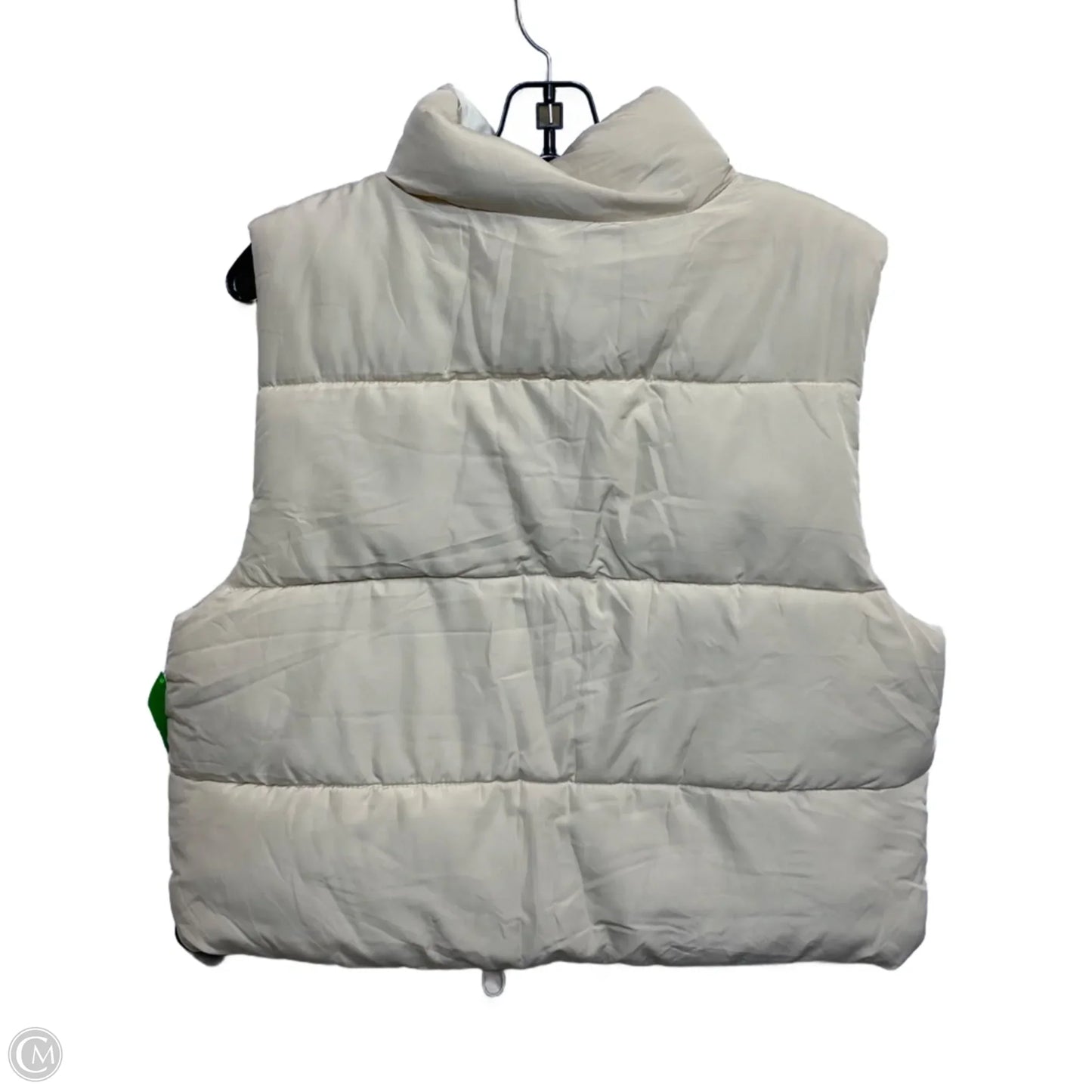 Vest Puffer & Quilted By Madden Girl In Cream, Size: L