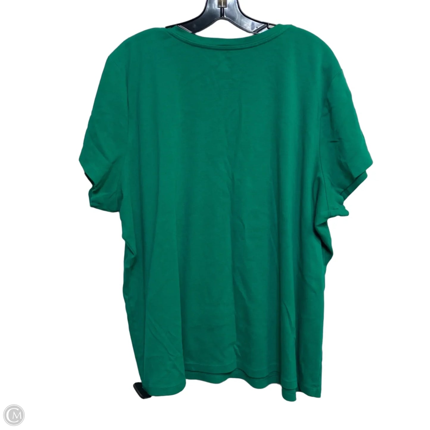 Top Short Sleeve Basic By St Johns Bay In Green, Size: 3x